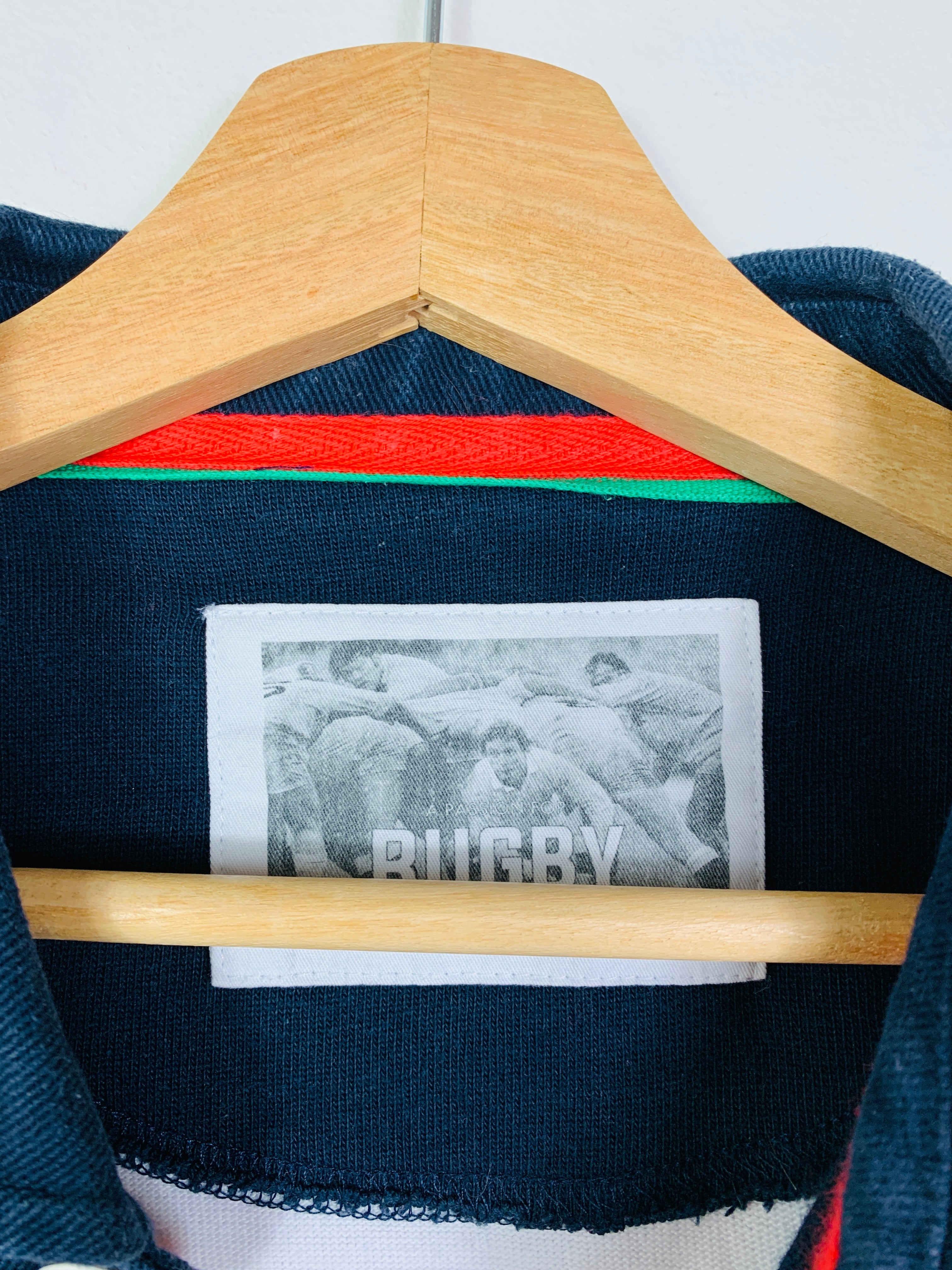 SIX NATIONS 1990s COTTON TRADERS RUGBY SHIRT [XL]