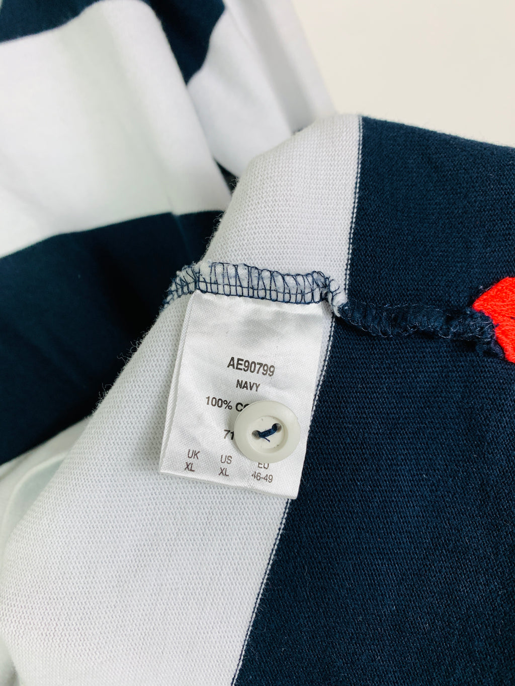 SIX NATIONS 1990s COTTON TRADERS RUGBY SHIRT [XL]