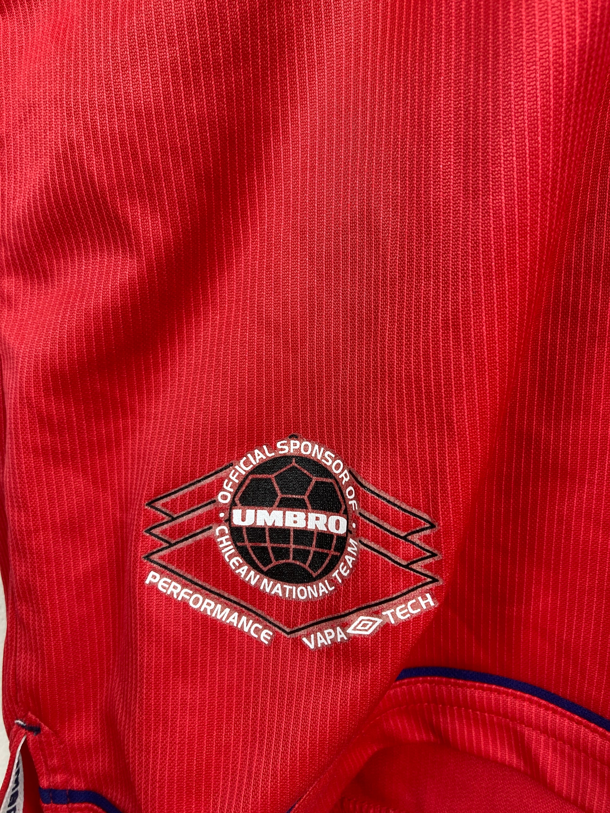 CHILE 2000/2001 HOME SHIRT #9 ZAMORANO