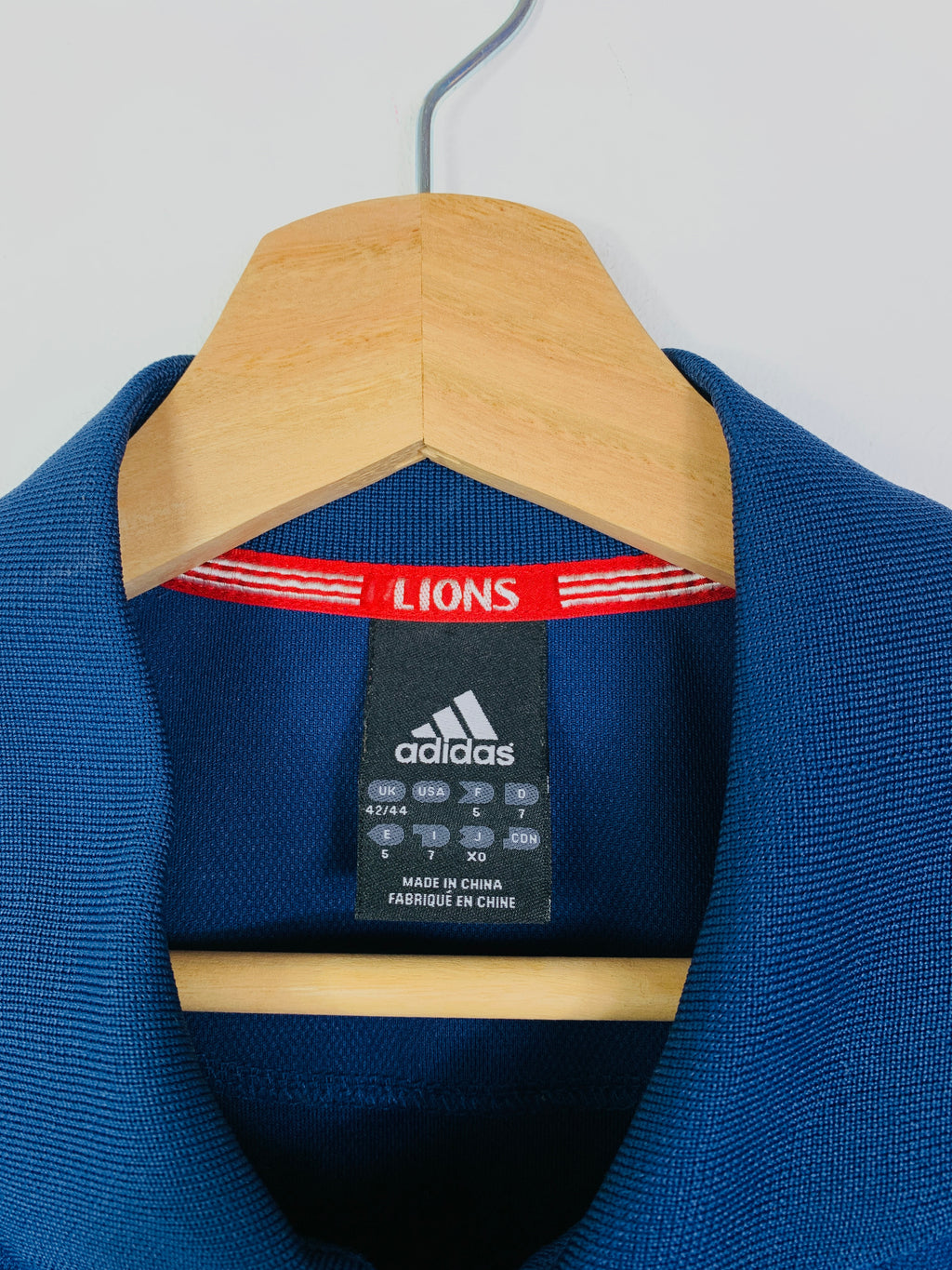 BRITISH & IRISH LIONS 2005 TRAINING RUGBY POLO SHIRT [L]