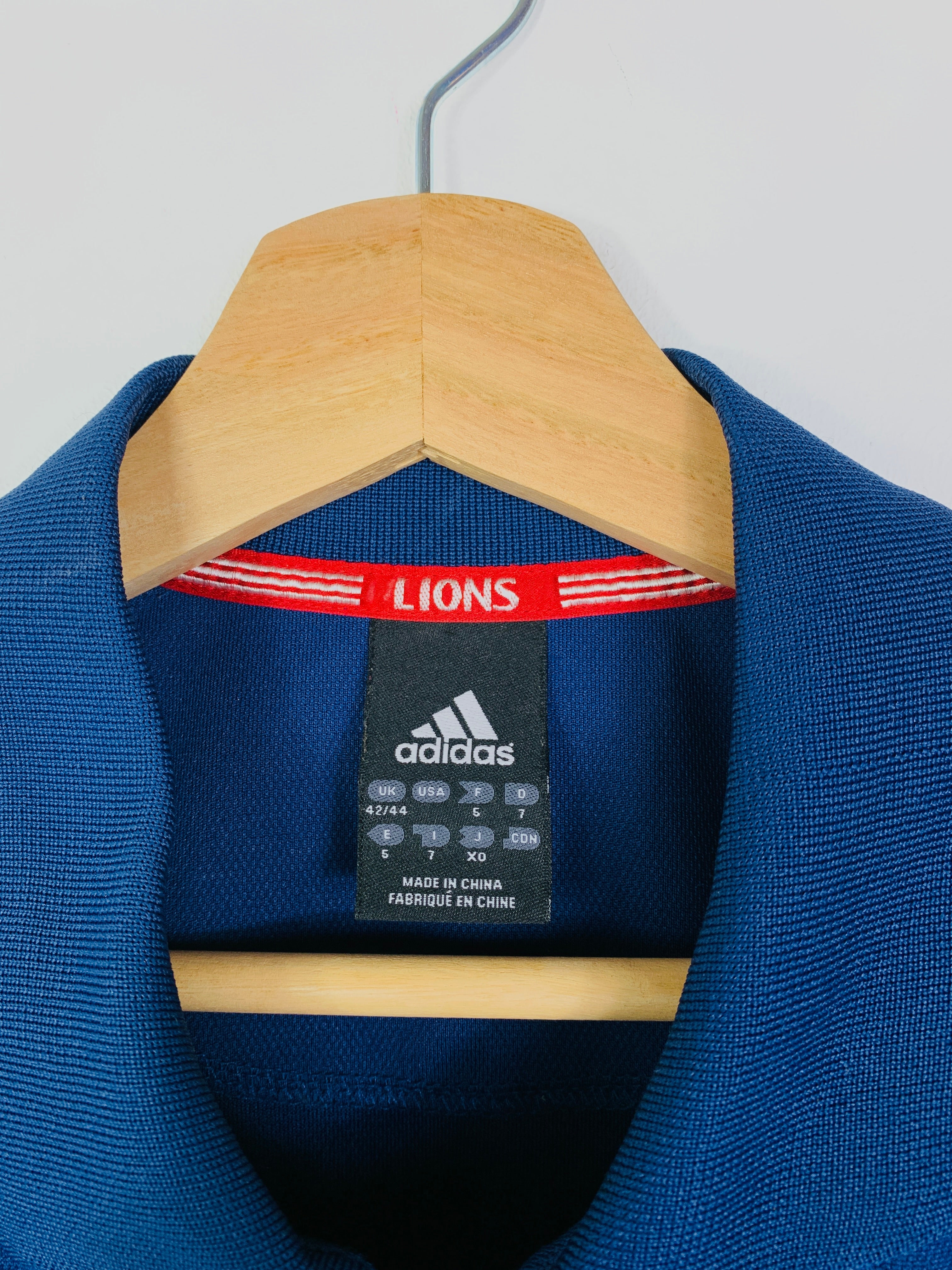 BRITISH & IRISH LIONS 2005 TRAINING RUGBY POLO SHIRT [L]