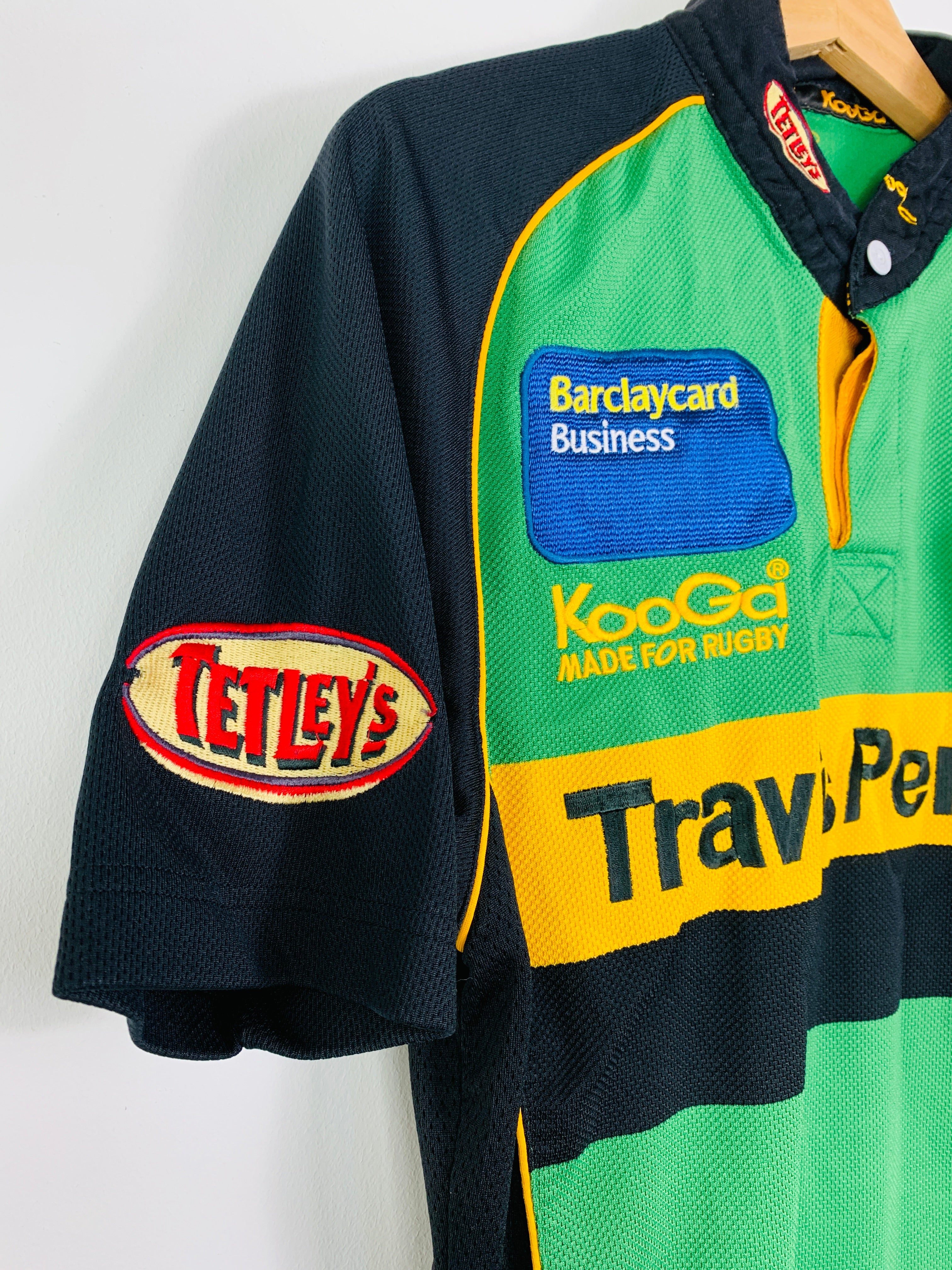 NORTHAMPTON SAINTS 2004/2005 HOME RUGBY SHIRT [S]