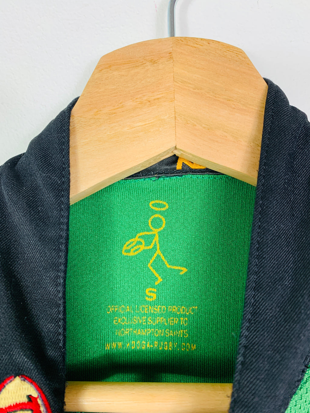 NORTHAMPTON SAINTS 2004/2005 HOME RUGBY SHIRT [S]