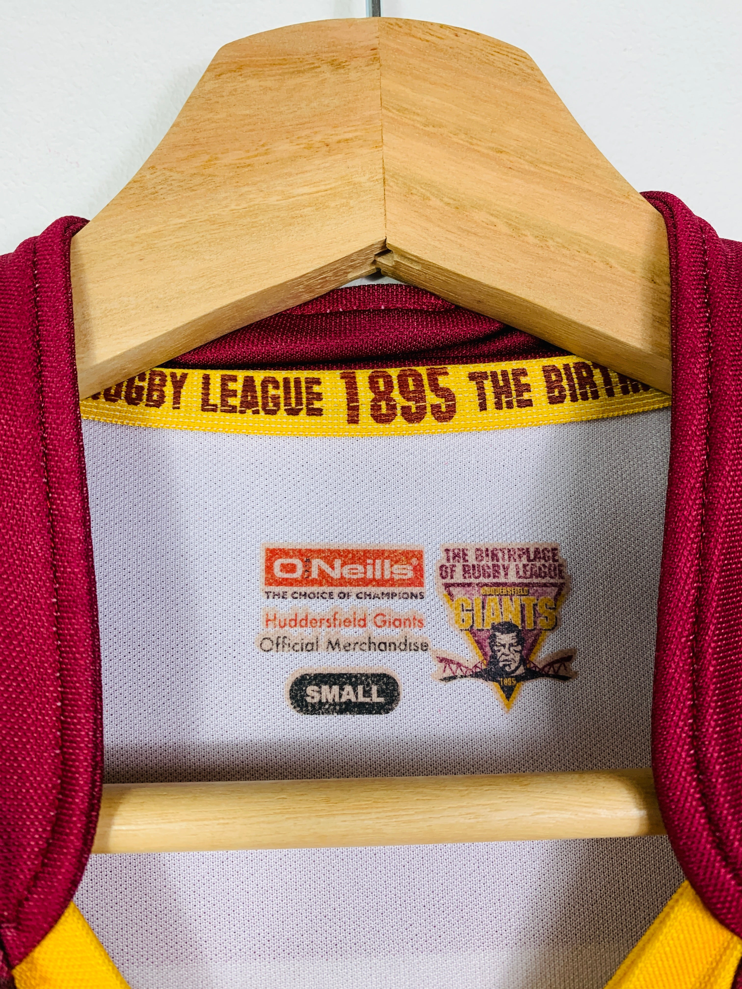 HUDDERSFIELD GIANTS 2017/2018 HOME RUGBY SHIRT [S]