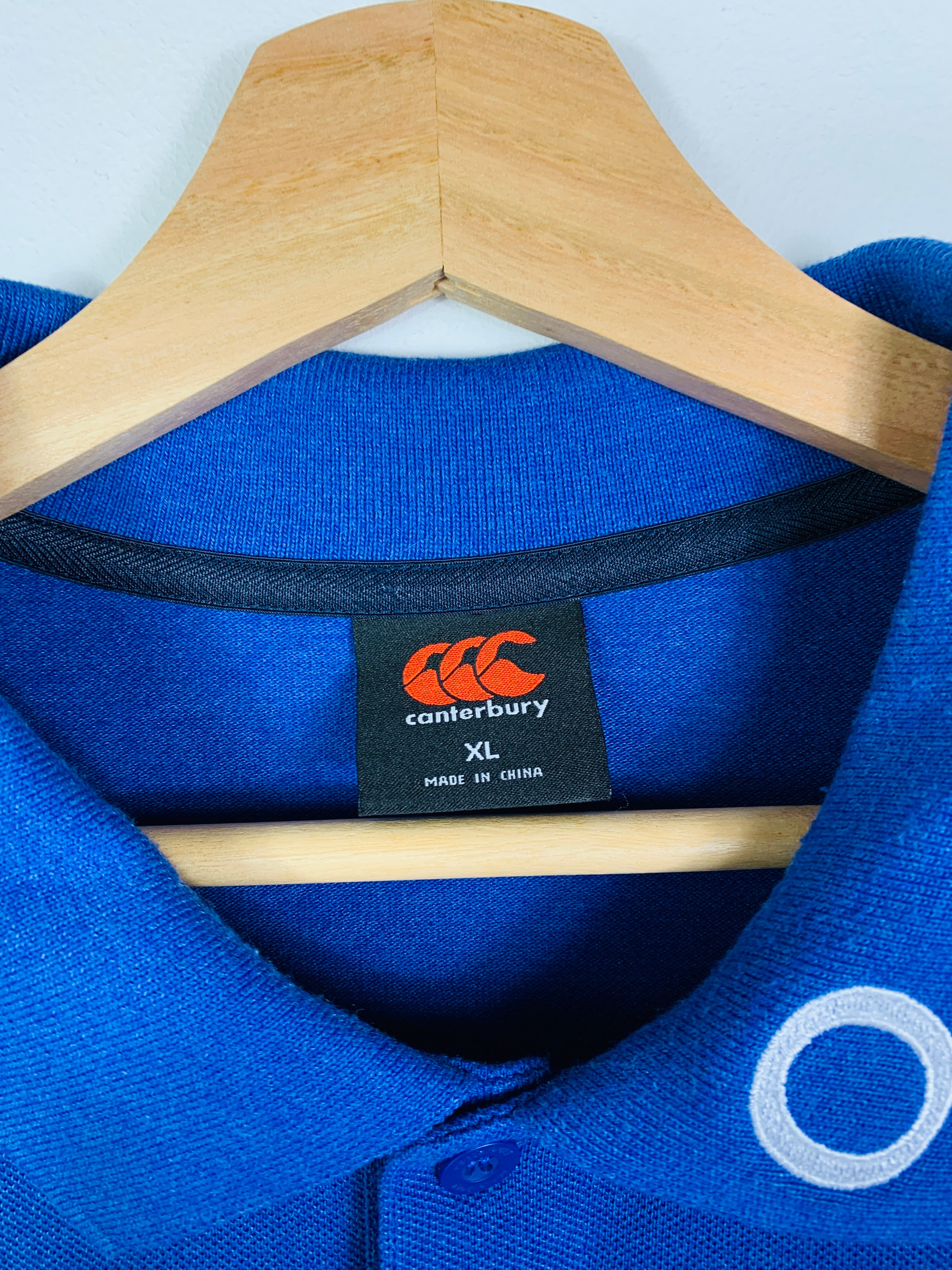 ENGLAND 2010s TRAINING RUGBY POLO SHIRT [XL]