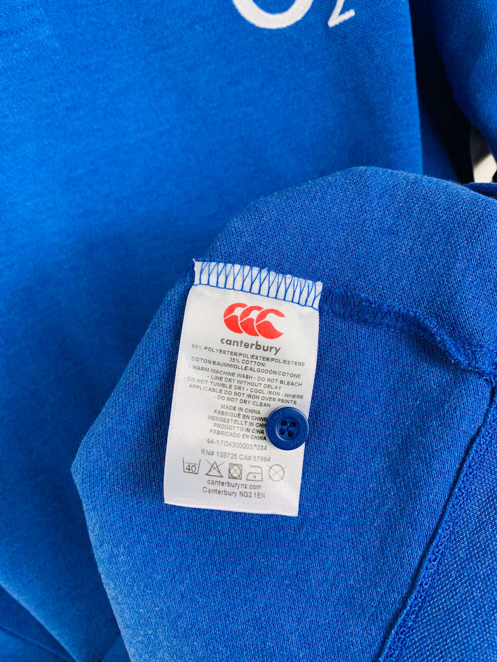 ENGLAND 2010s TRAINING RUGBY POLO SHIRT [XL]