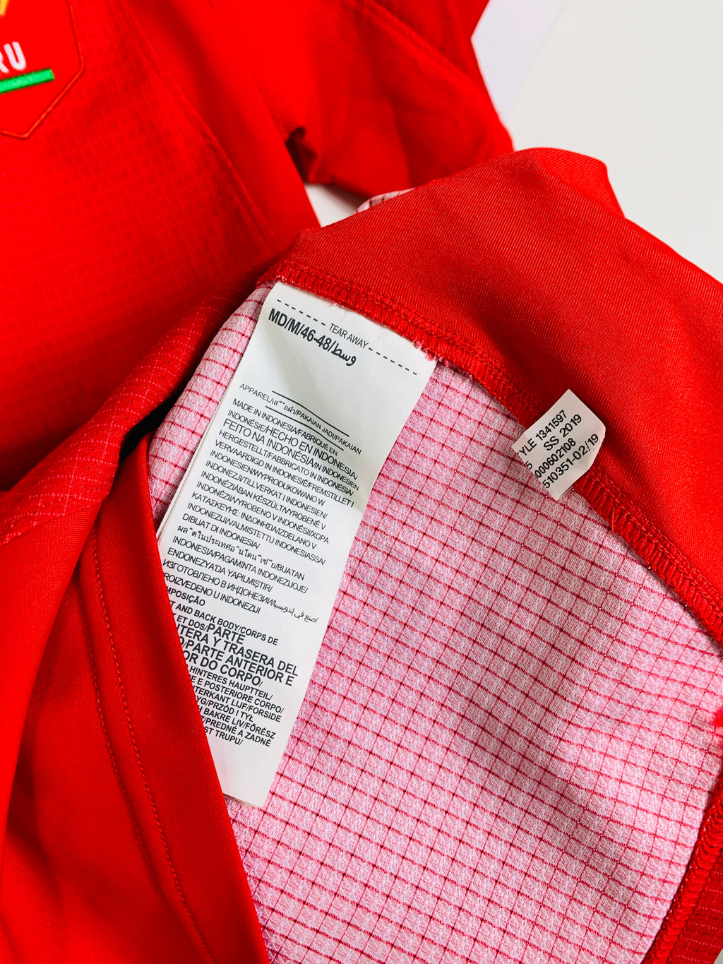 WALES 2019 WORLD CUP HOME RUGBY SHIRT *FITTED* [M]