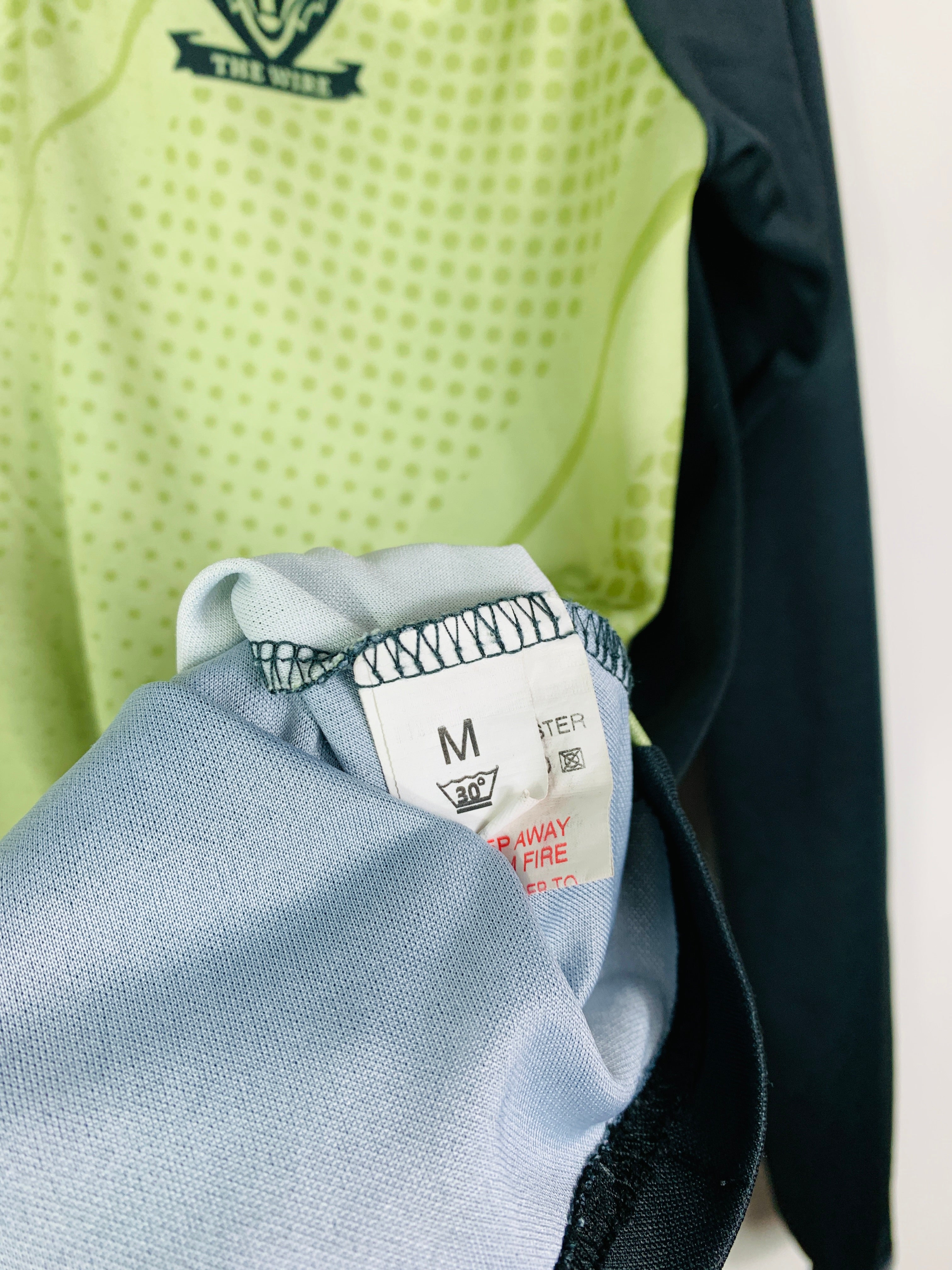 WARRINGTON WOLVES 2010s TRAINING RUGBY ZIP TOP [M]