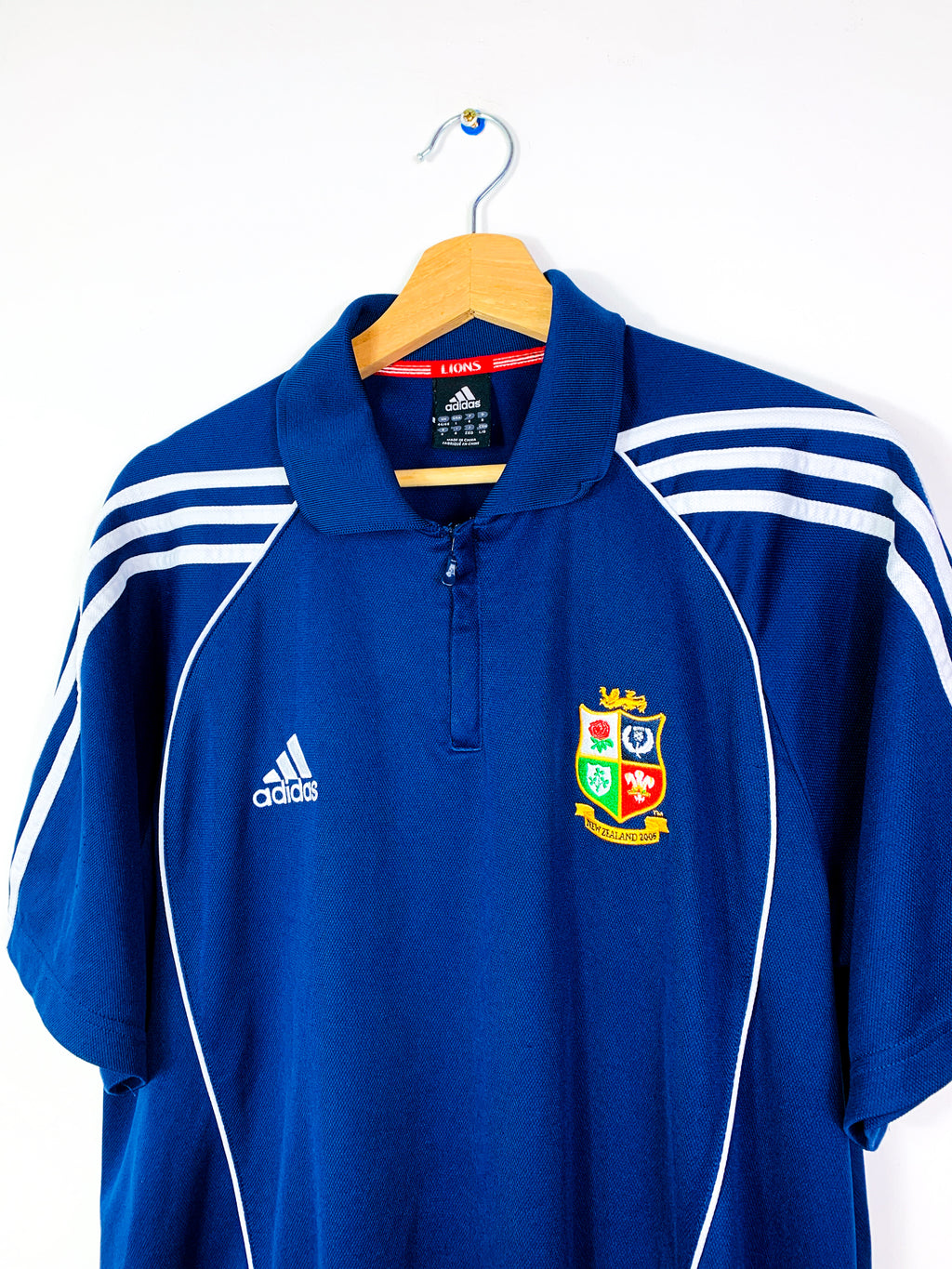BRITISH & IRISH LIONS 2005 TRAINING RUGBY POLO SHIRT [XL]