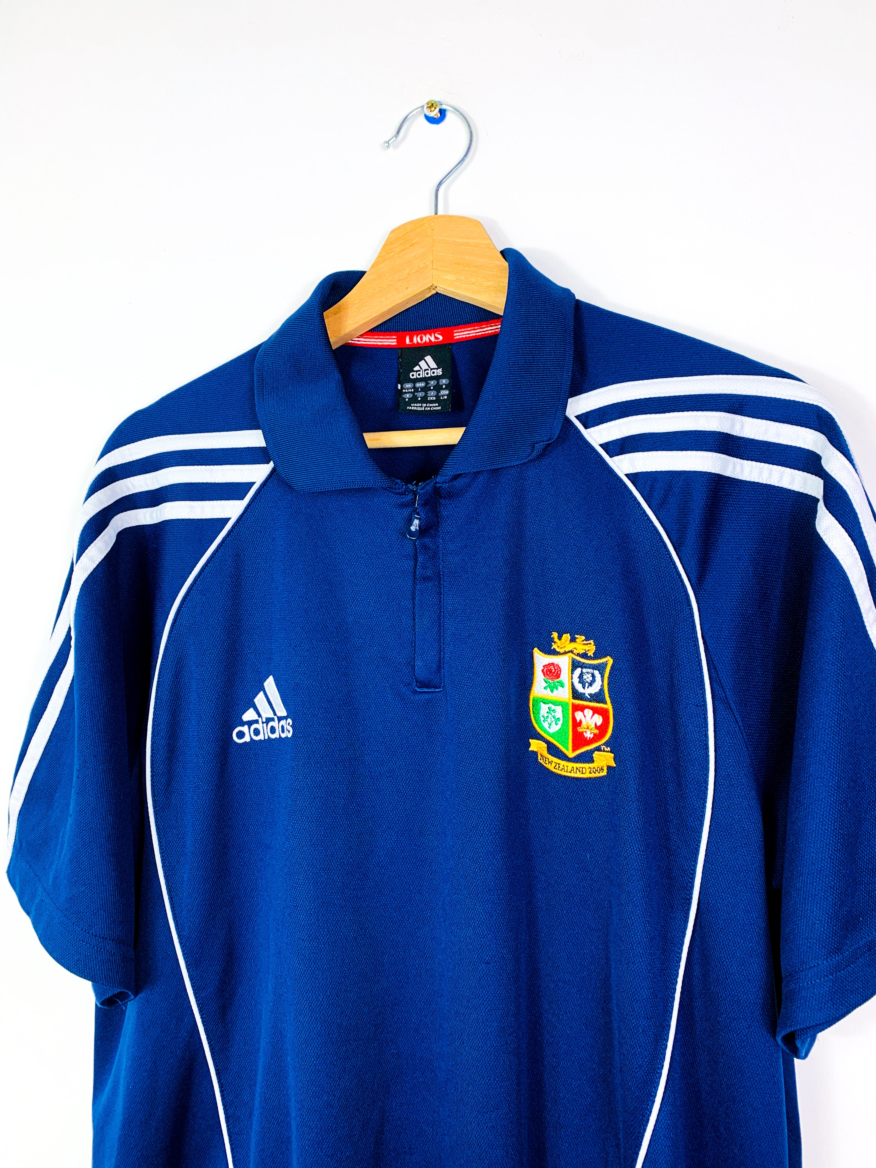 BRITISH & IRISH LIONS 2005 TRAINING RUGBY POLO SHIRT [XL]