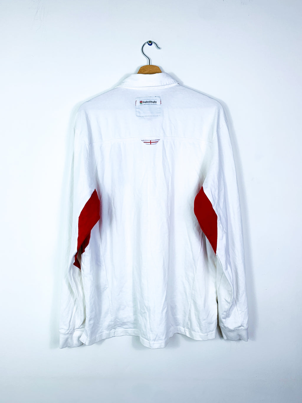 ENGLAND RUGBY 2010s HOME COTTON SHIRT L/S [XL]