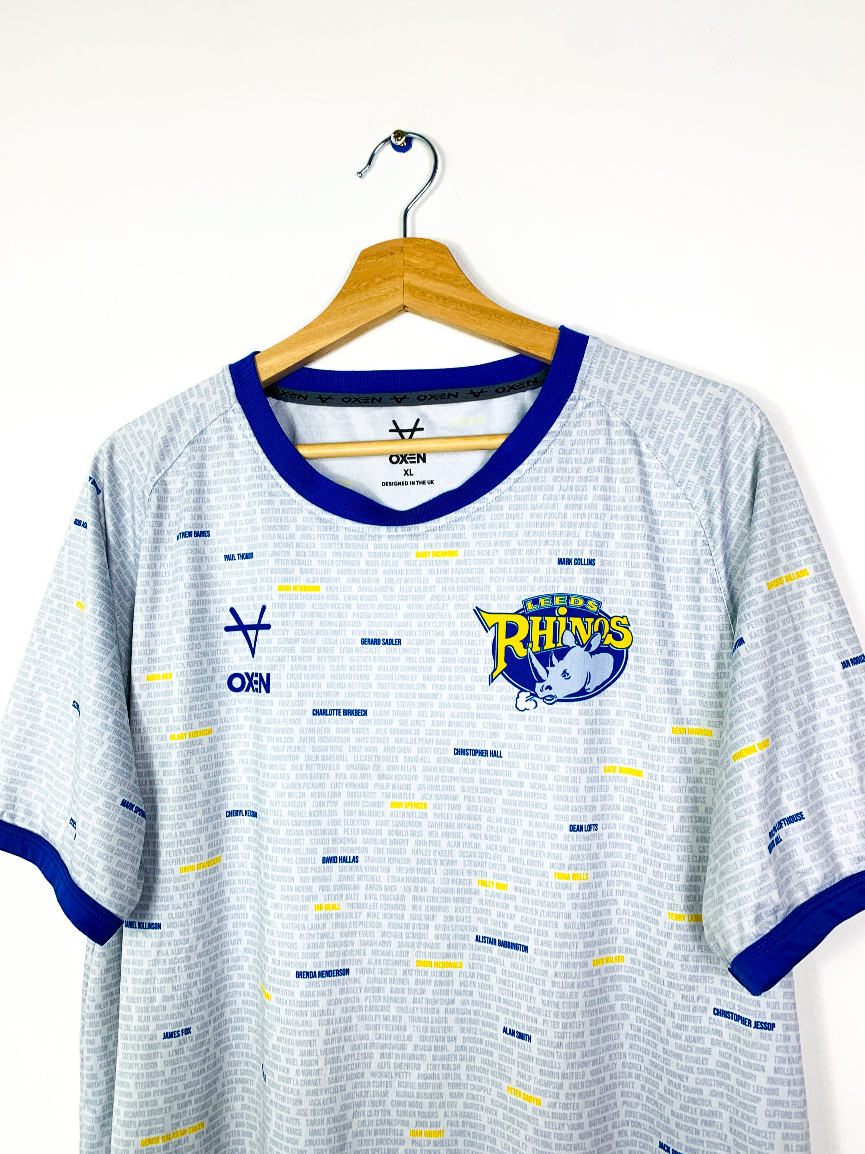 LEEDS RHINOS 2020s TRAINING RUGBY SHIRT [XL]