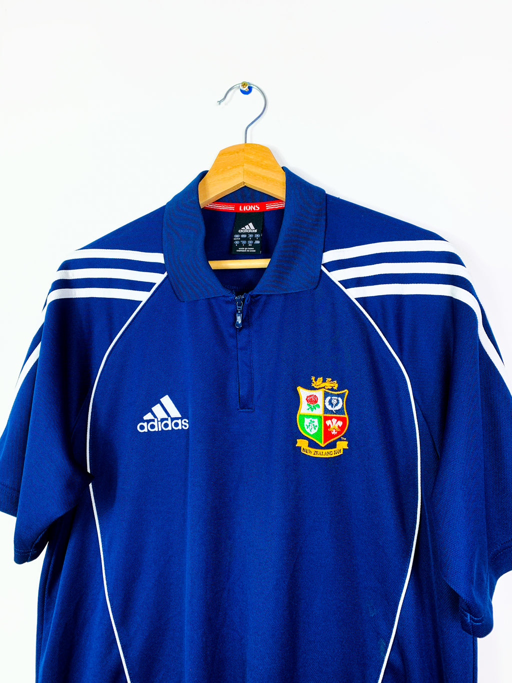 BRITISH & IRISH LIONS 2005 TRAINING RUGBY POLO SHIRT [L]