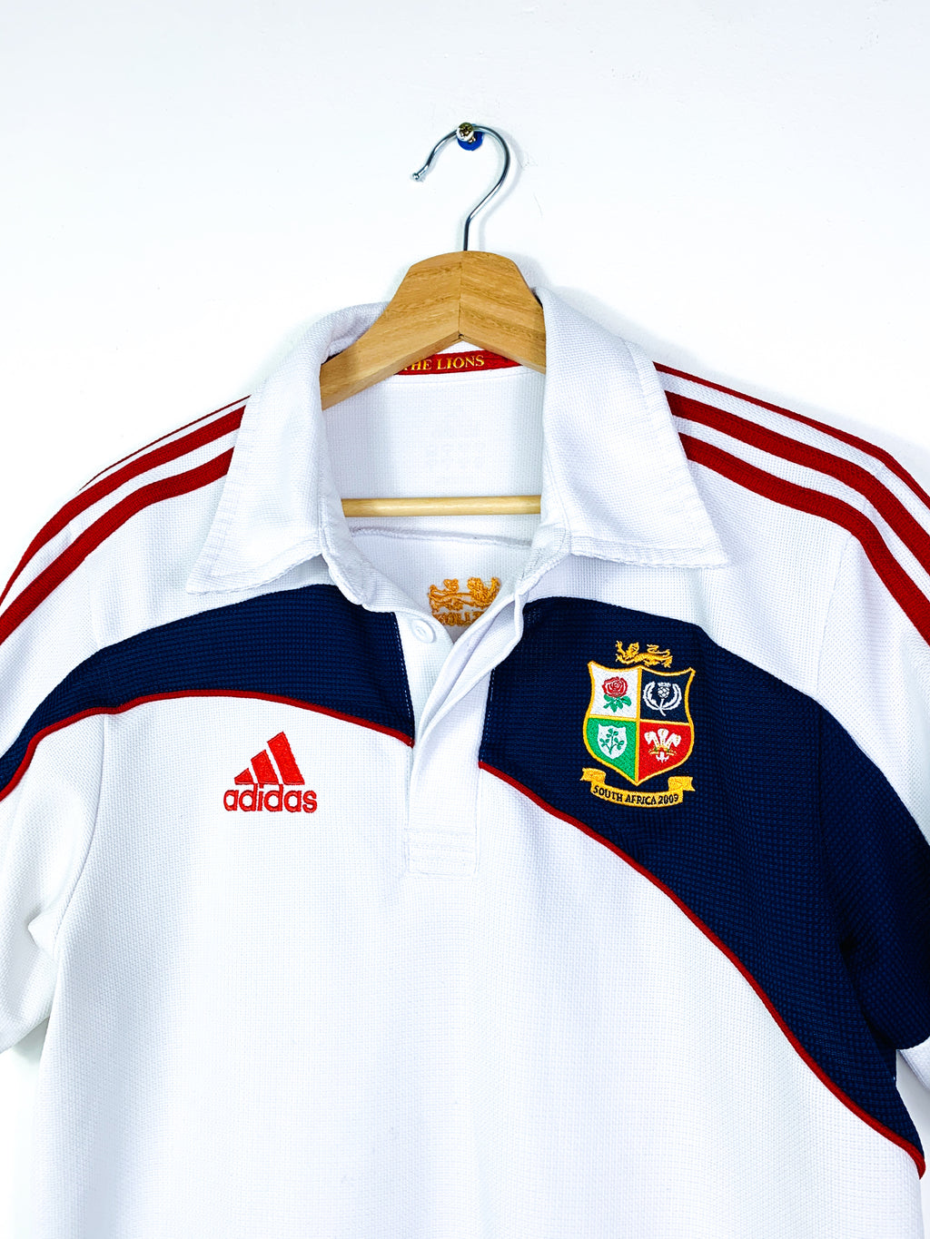BRITISH & IRISH LIONS 2009 TRAINING RUGBY POLO SHIRT [M/L]