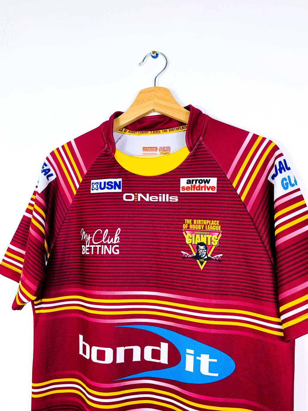 HUDDERSFIELD GIANTS 2017/2018 HOME RUGBY SHIRT [S]