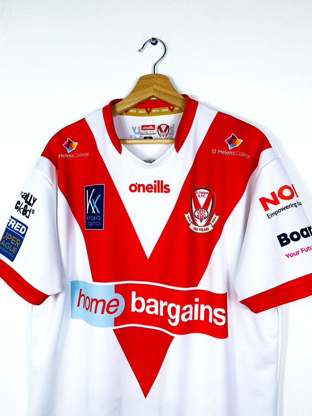 ST HELENS 2023 HOME RUGBY SHIRT [XXL]