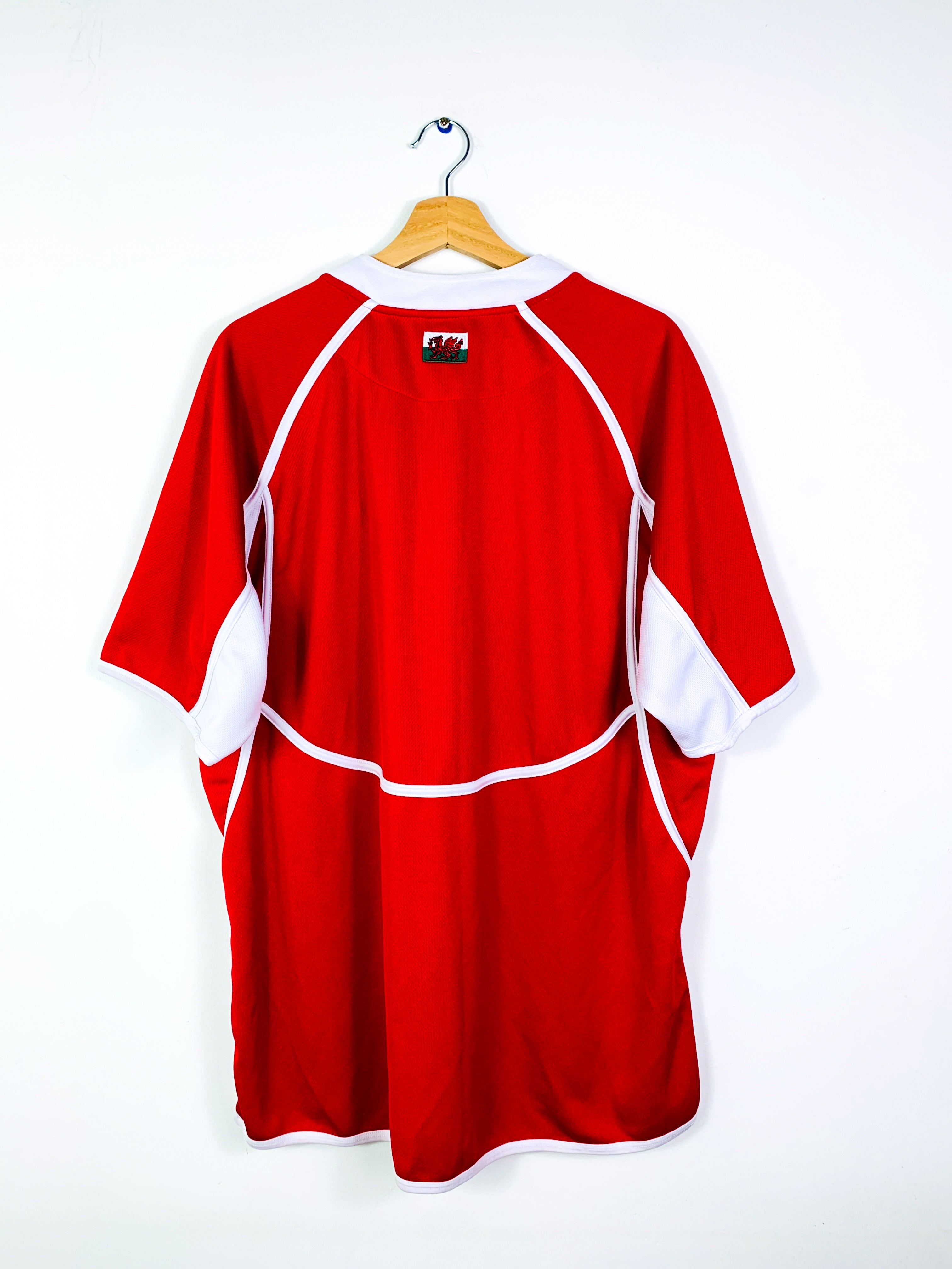 WALES 2000s MERCHANDISE RUGBY SHIRT [XXL]
