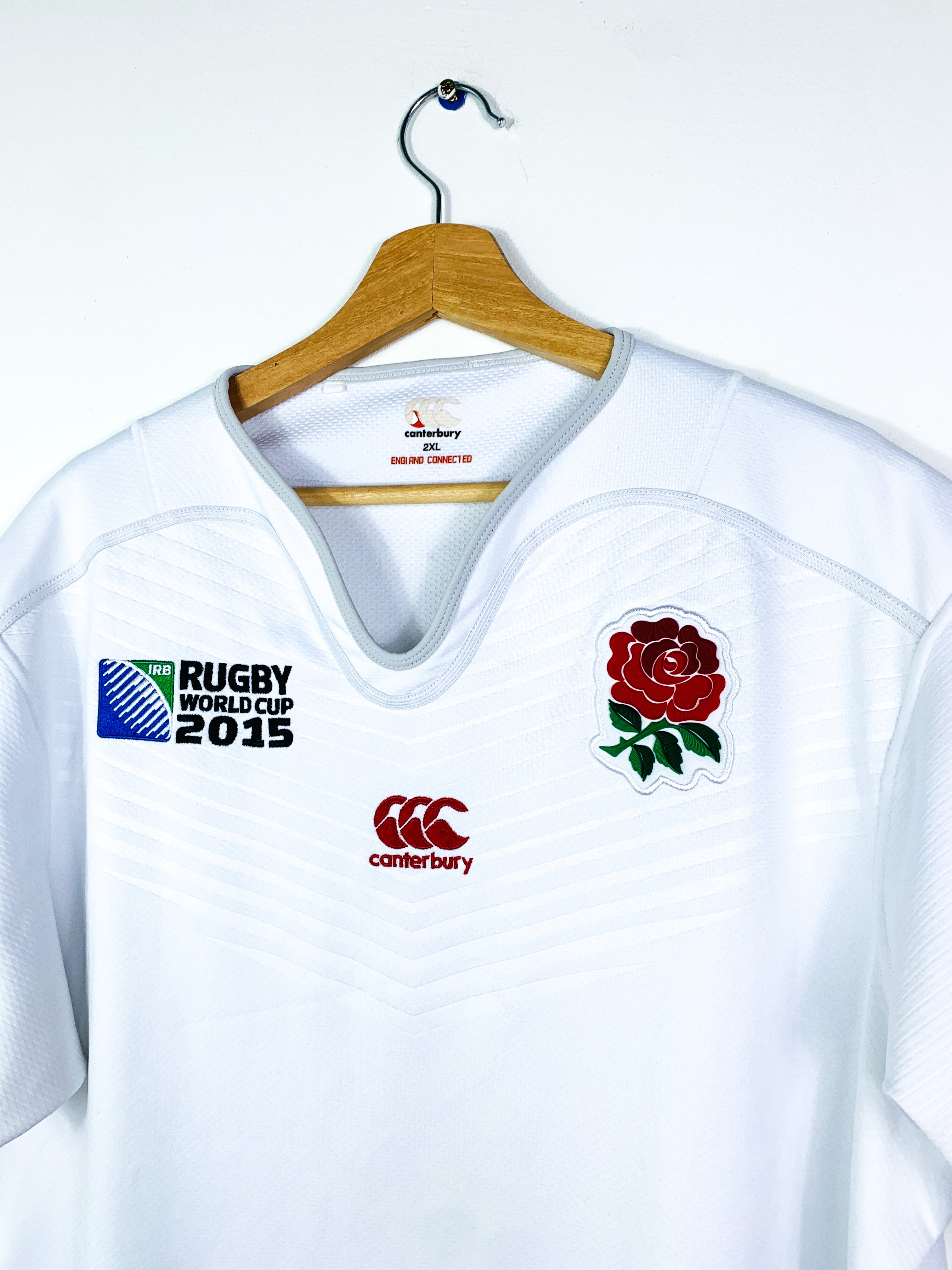 ENGLAND 2015 RUGBY WORLD CUP HOME SHIRT [XXL]