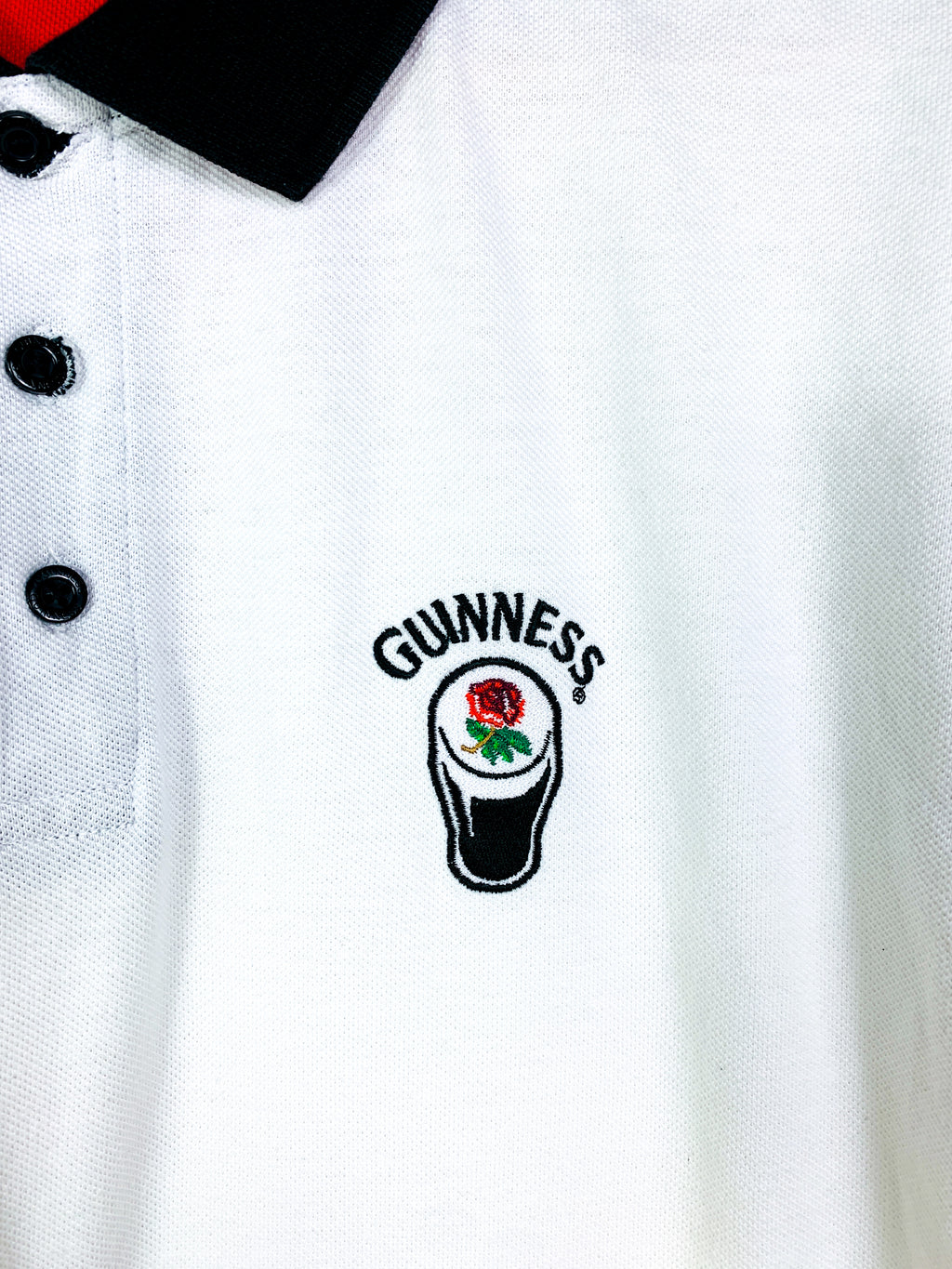 ENGLAND 1990s COTTON TRADERS GUINNESS RUGBY SHIRT [M]