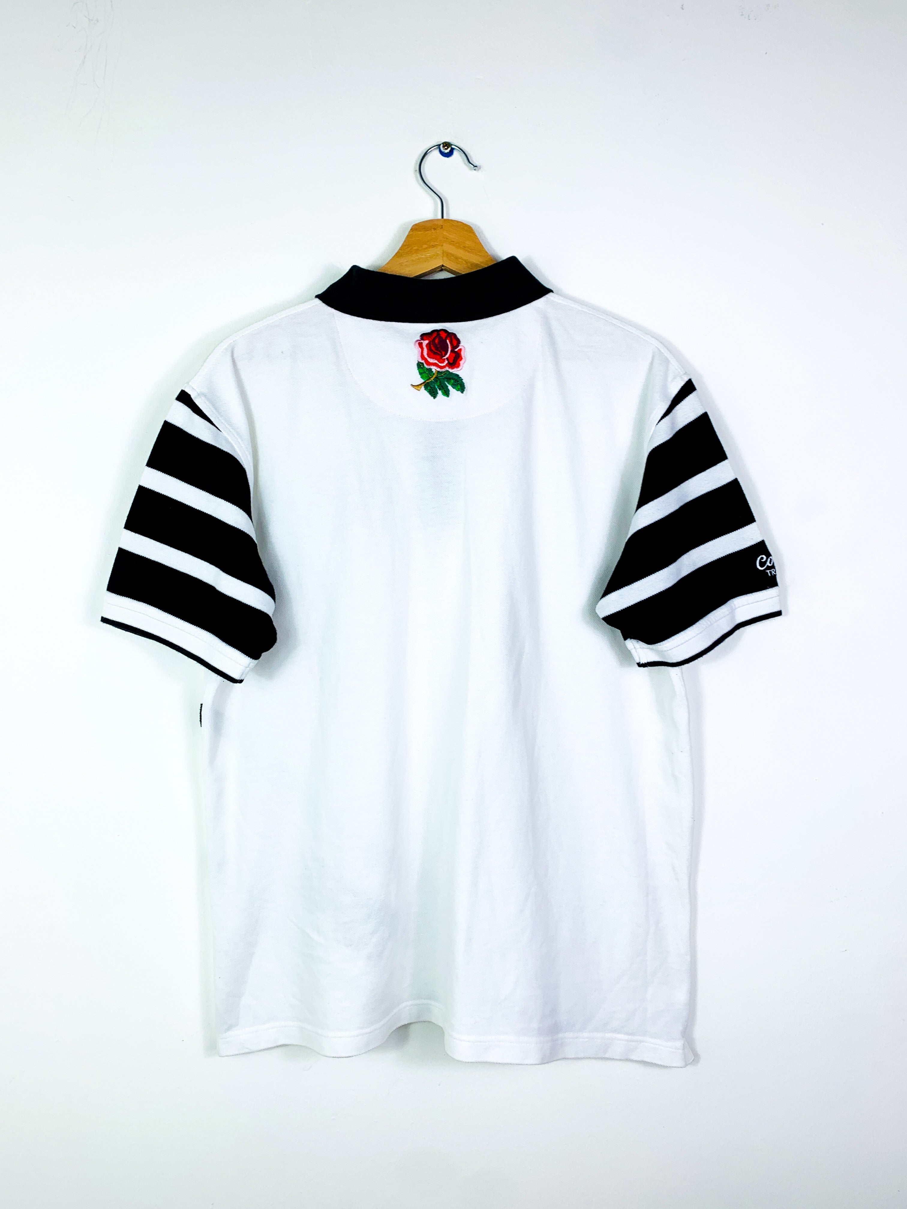 ENGLAND 1990s COTTON TRADERS GUINNESS RUGBY SHIRT [M]