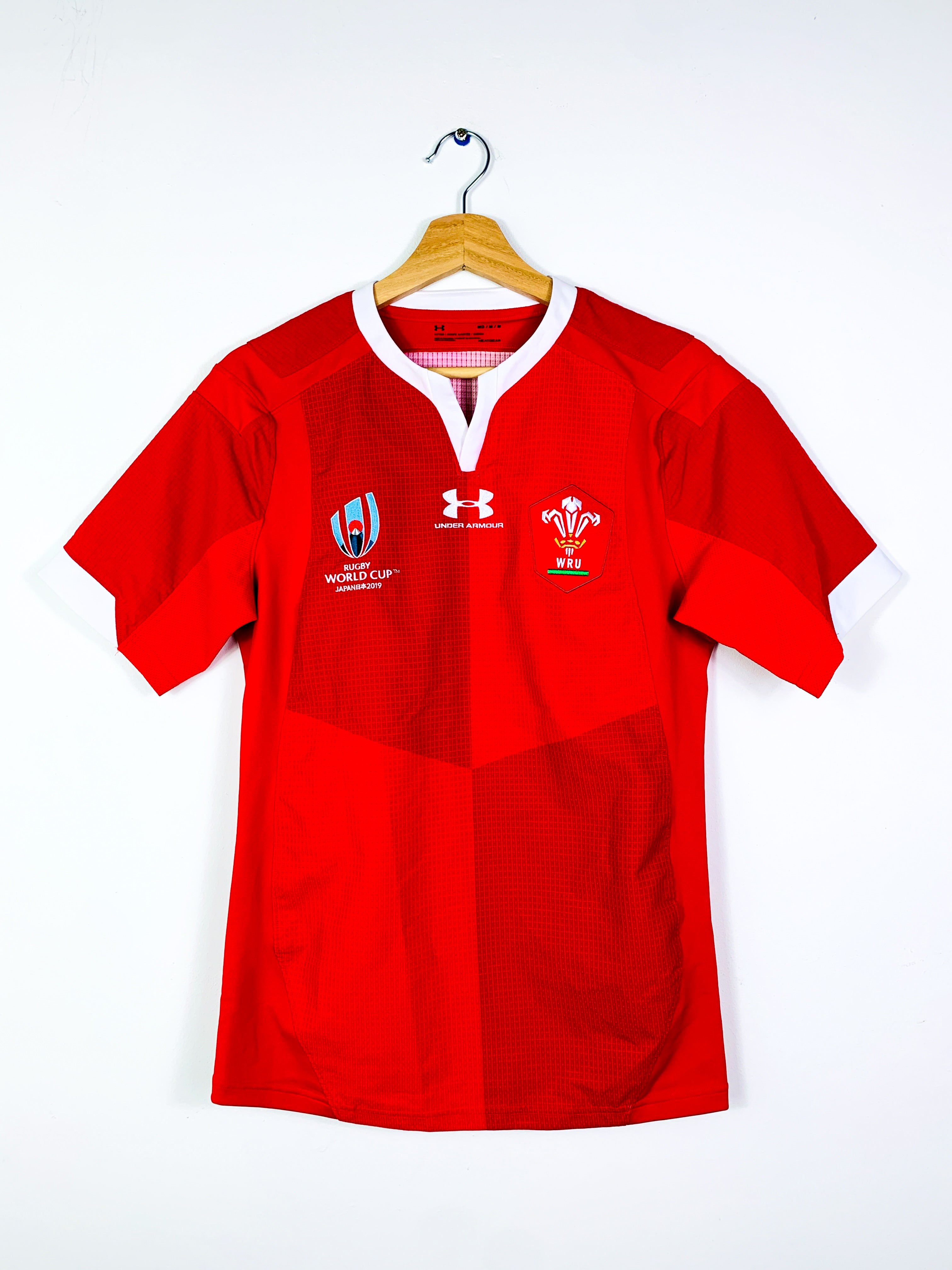 WALES 2019 WORLD CUP HOME RUGBY SHIRT *FITTED* [M]