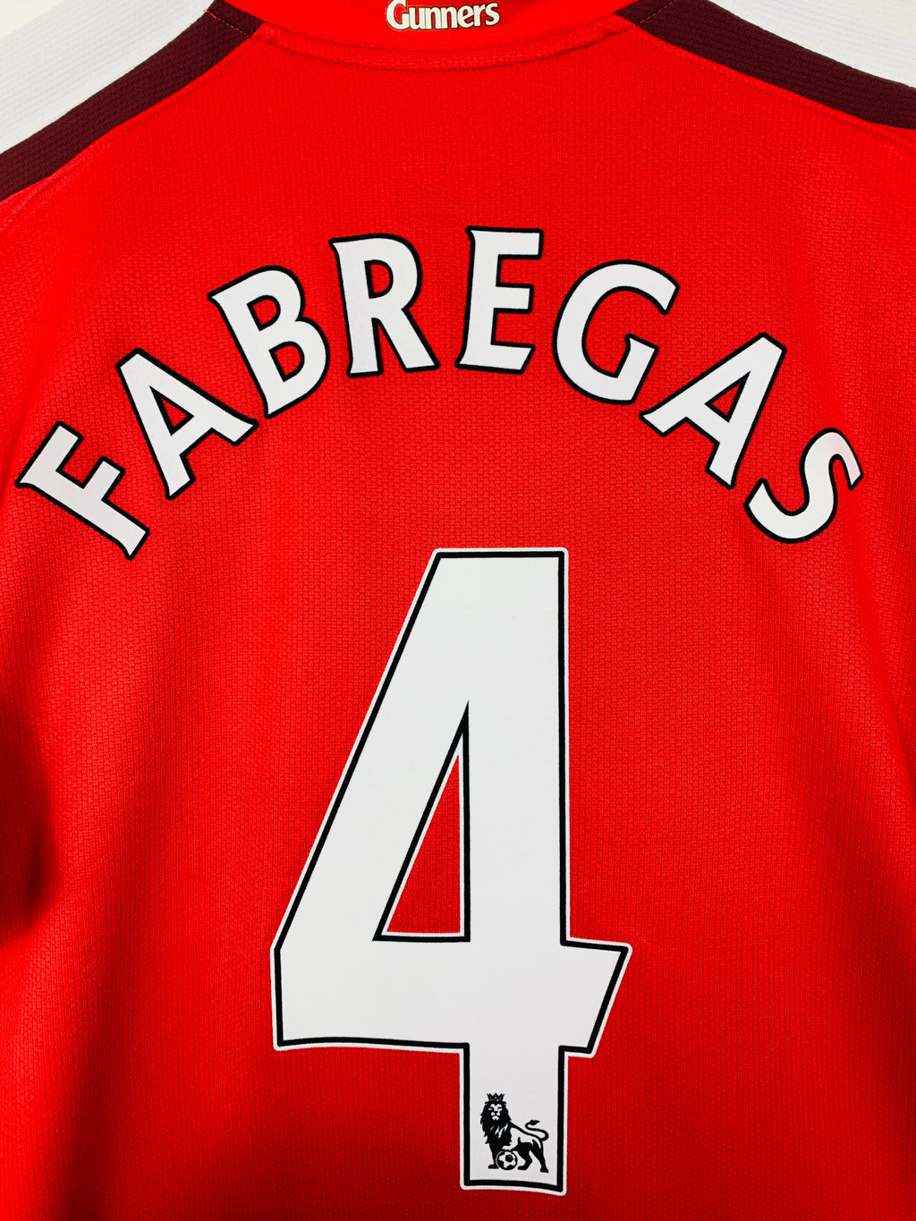 ARSENAL 2008/2010 HOME SHIRT #4 FABREGAS [L]