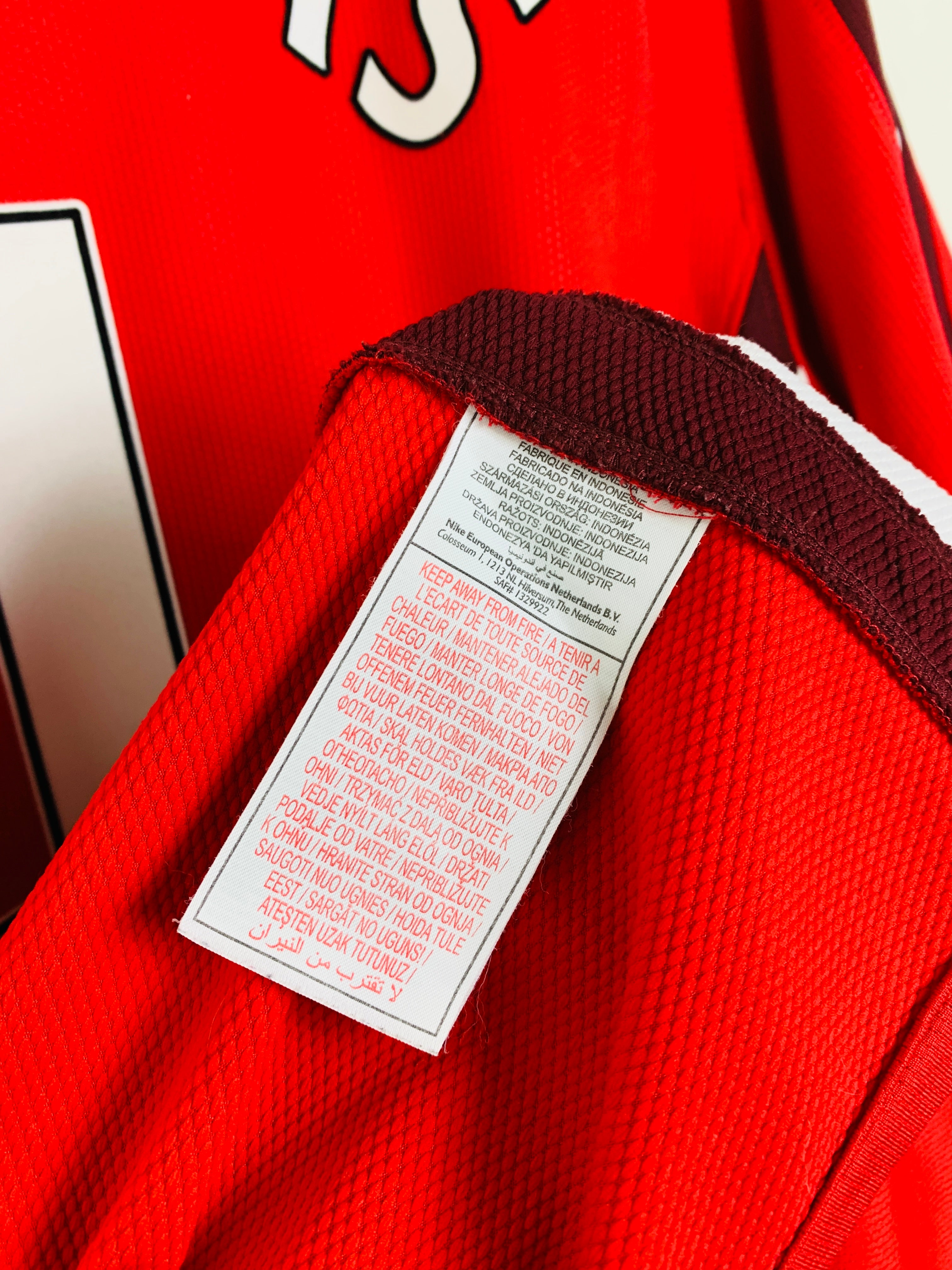 ARSENAL 2008/2010 HOME SHIRT #4 FABREGAS [L]