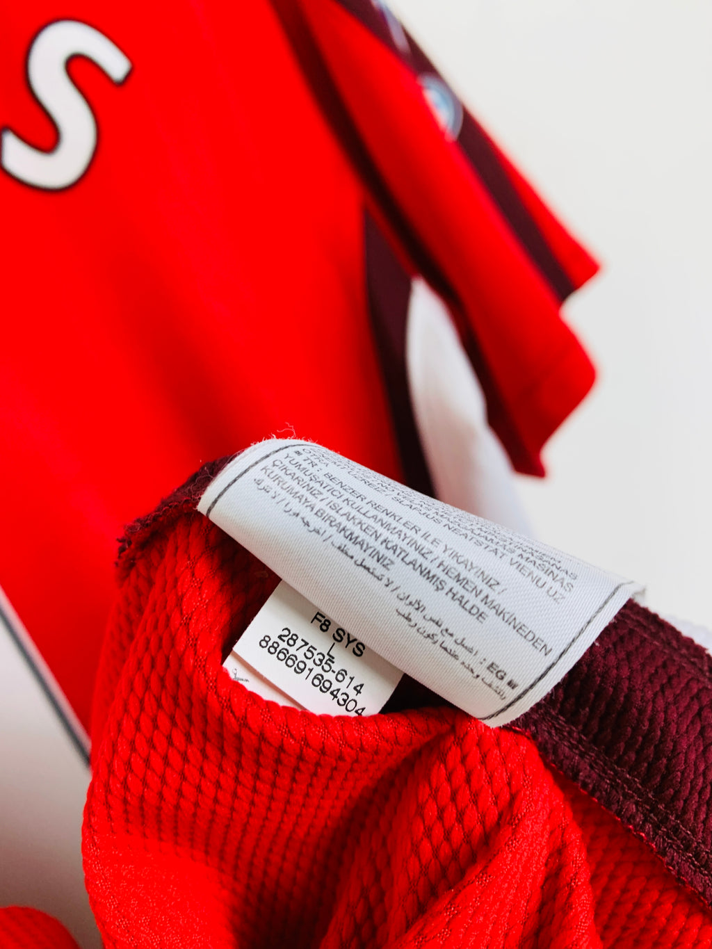 ARSENAL 2008/2010 HOME SHIRT #4 FABREGAS [L]