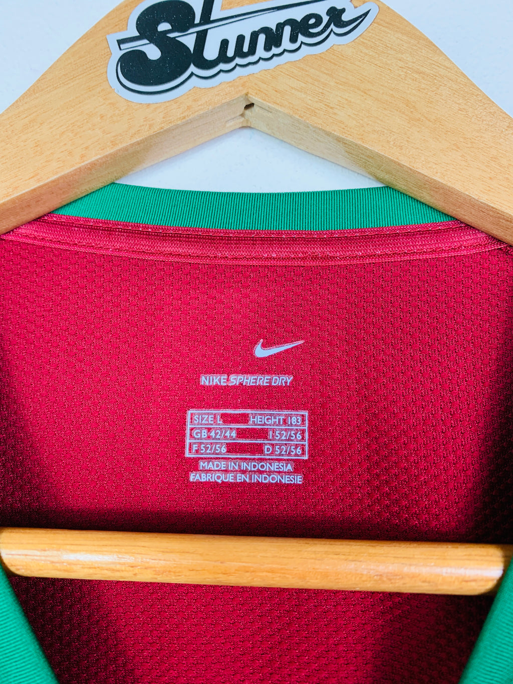 PORTUGAL 2006/2008 HOME SHIRT #17 C.RONALDO [L]