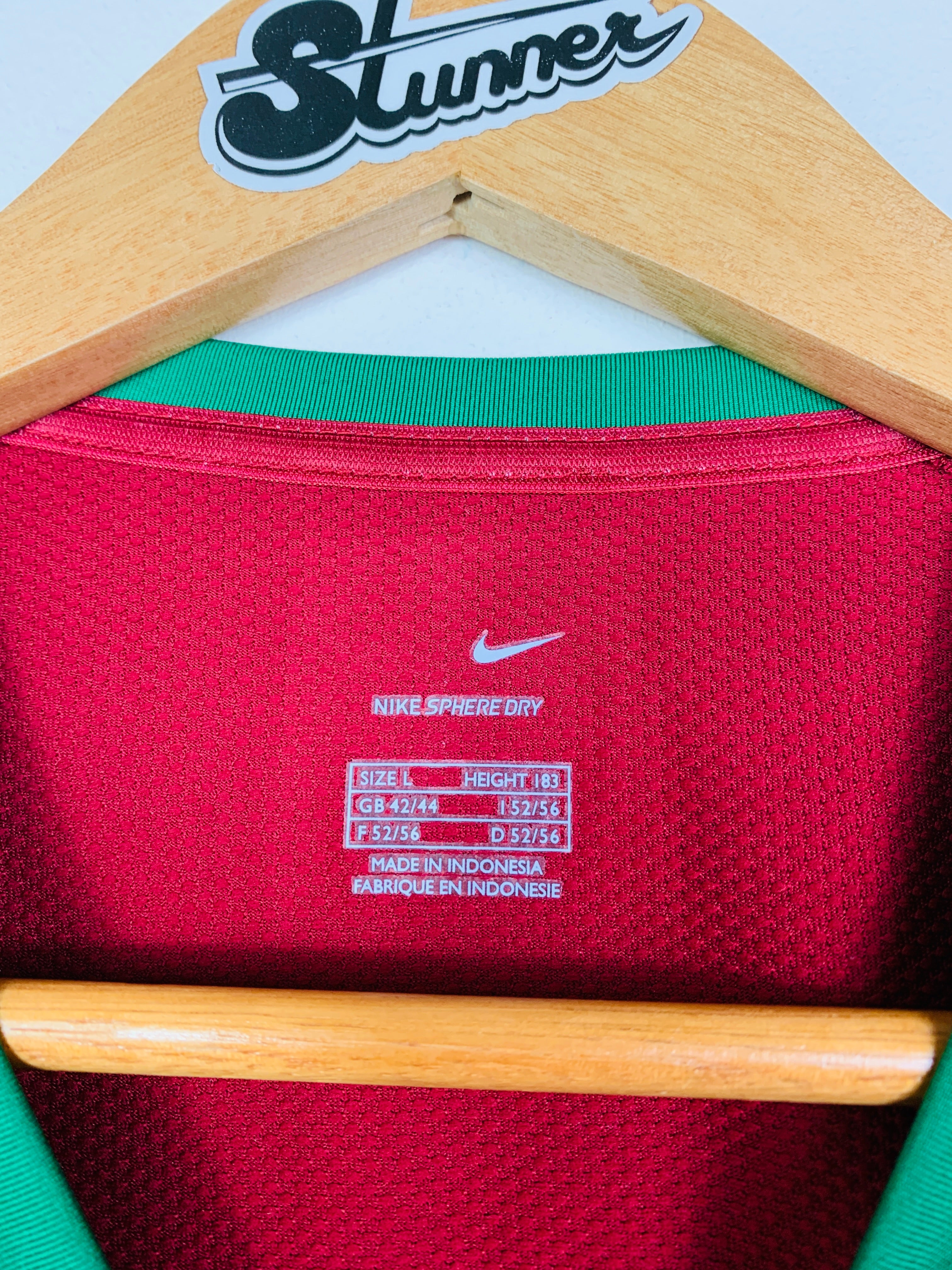 PORTUGAL 2006/2008 HOME SHIRT #17 C.RONALDO [L]