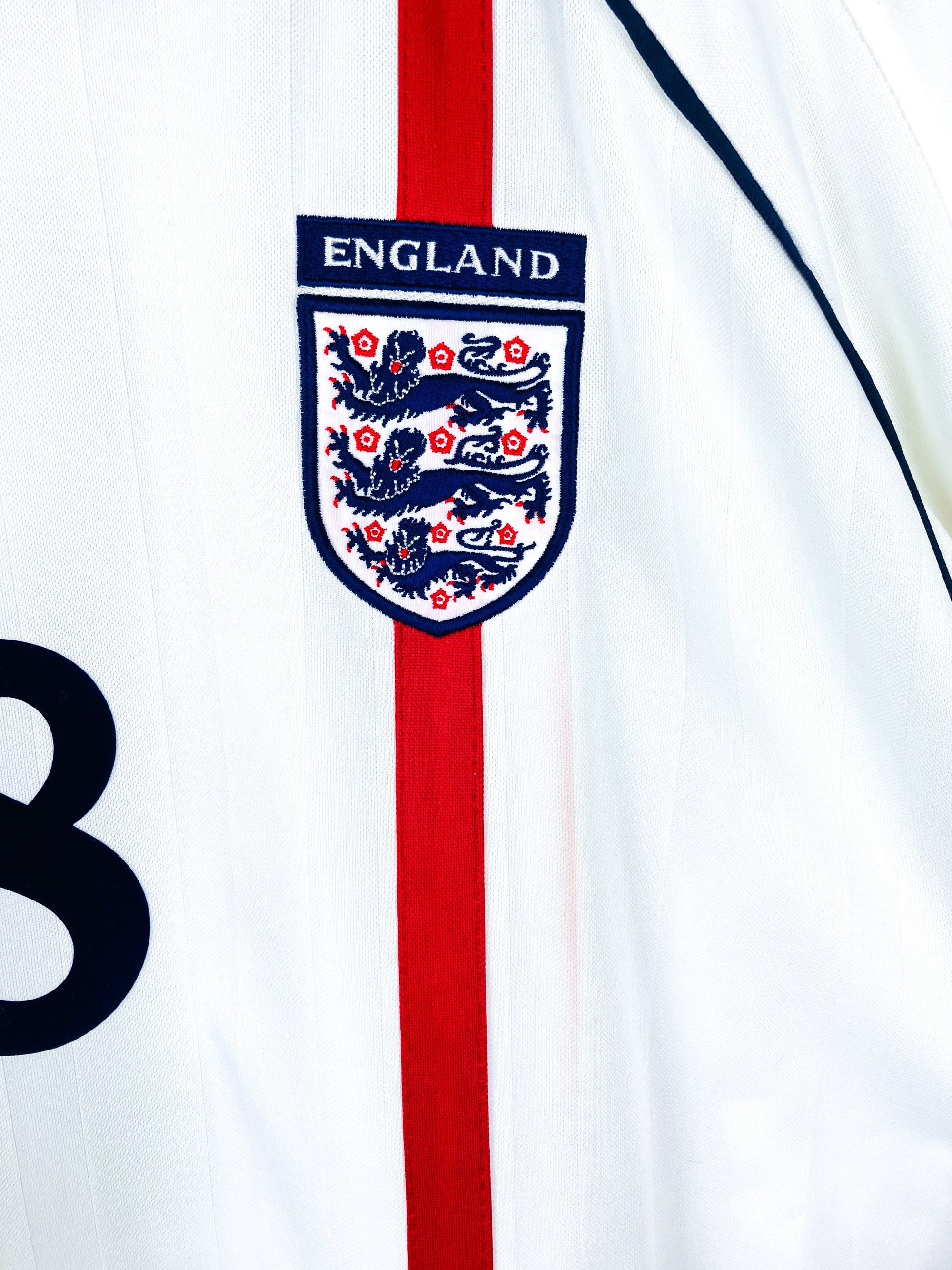 ENGLAND 2001/2003 HOME SHIRT #8 SCHOLES