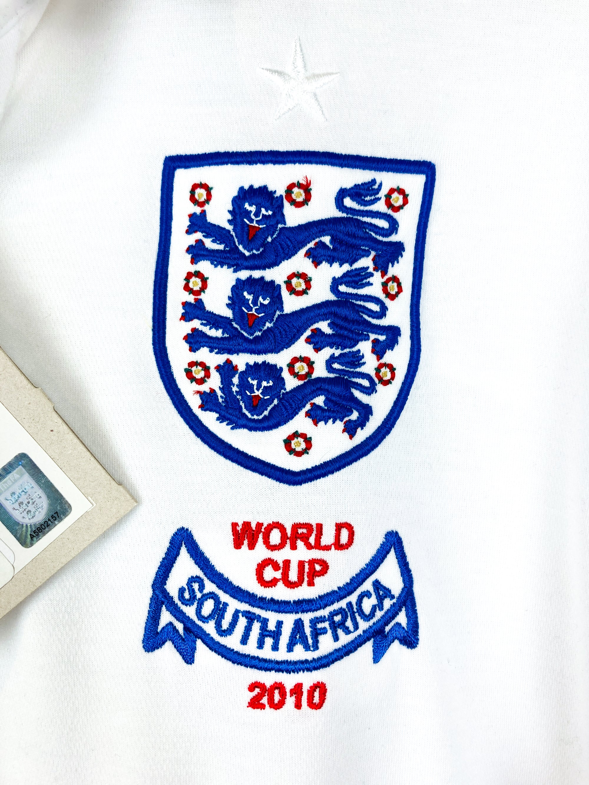 ENGLAND 2010/2011 HOME SHIRT [BNWT]