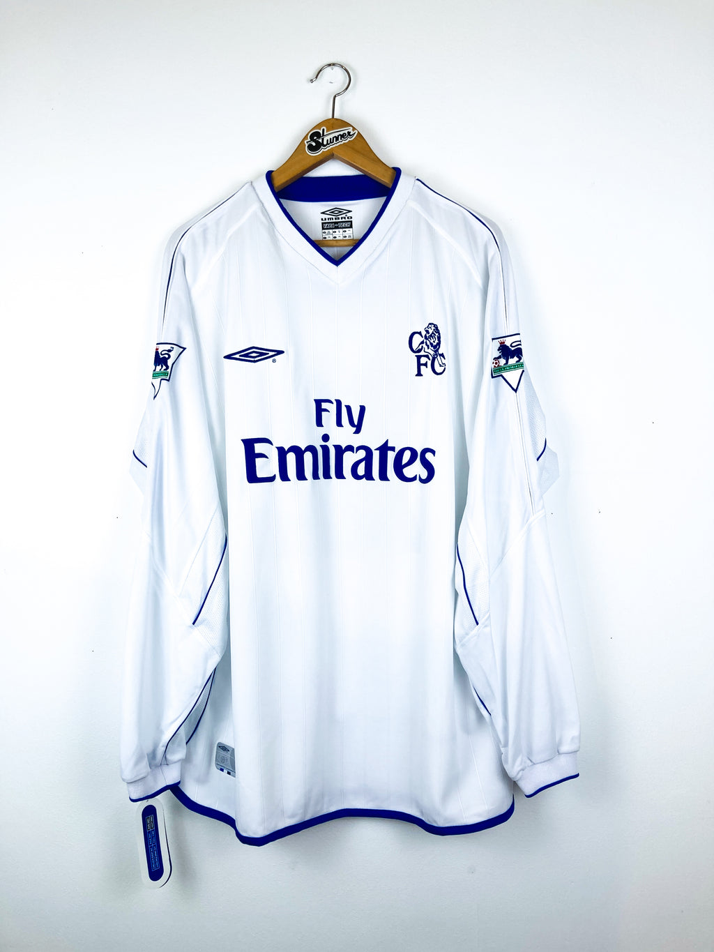 CHELSEA 2001/2003 AWAY SHIRT #22 GUDJOHNSEN *BNWT* [L/S]