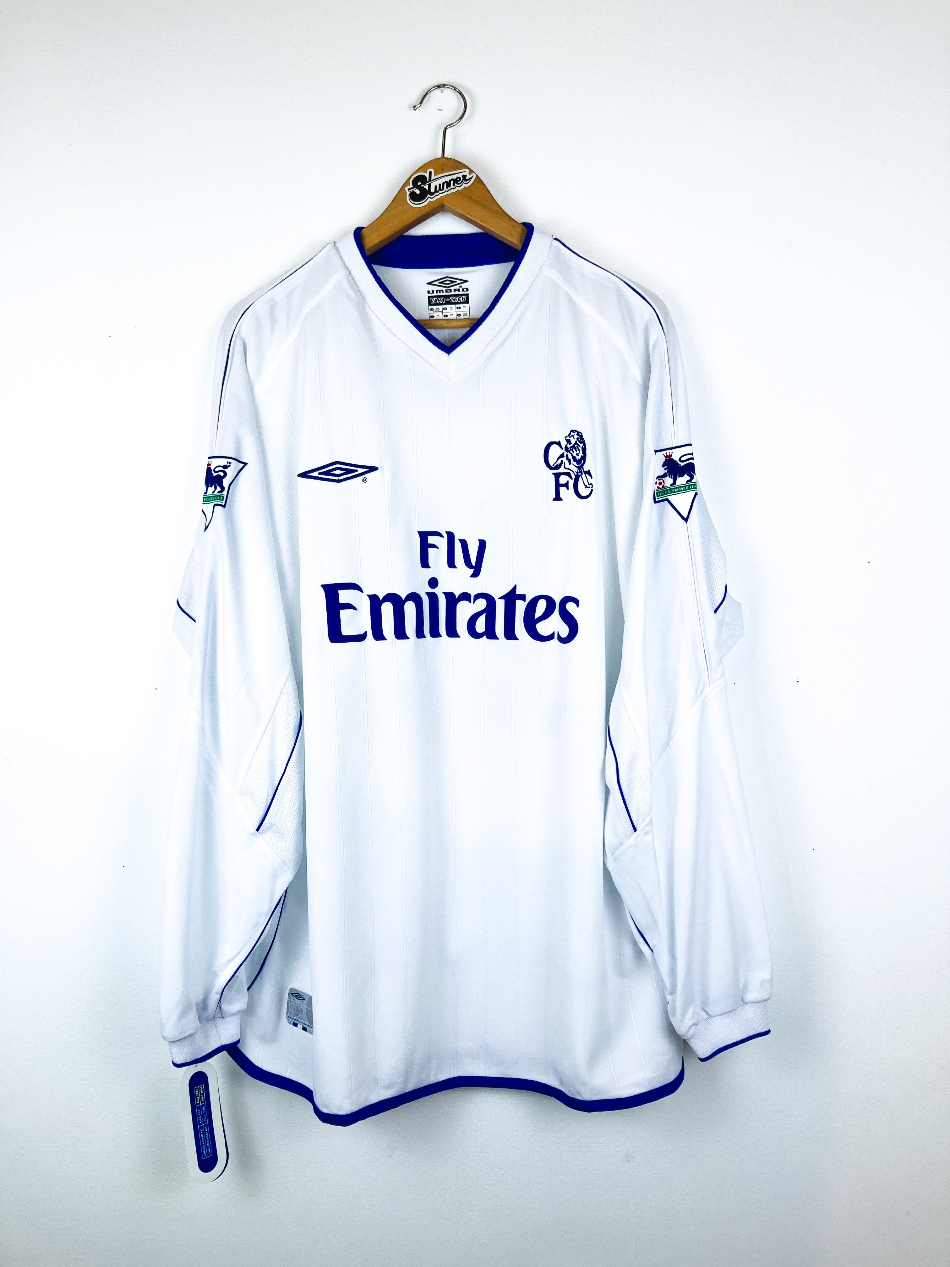 CHELSEA 2001/2003 AWAY SHIRT #22 GUDJOHNSEN *BNWT* [L/S]
