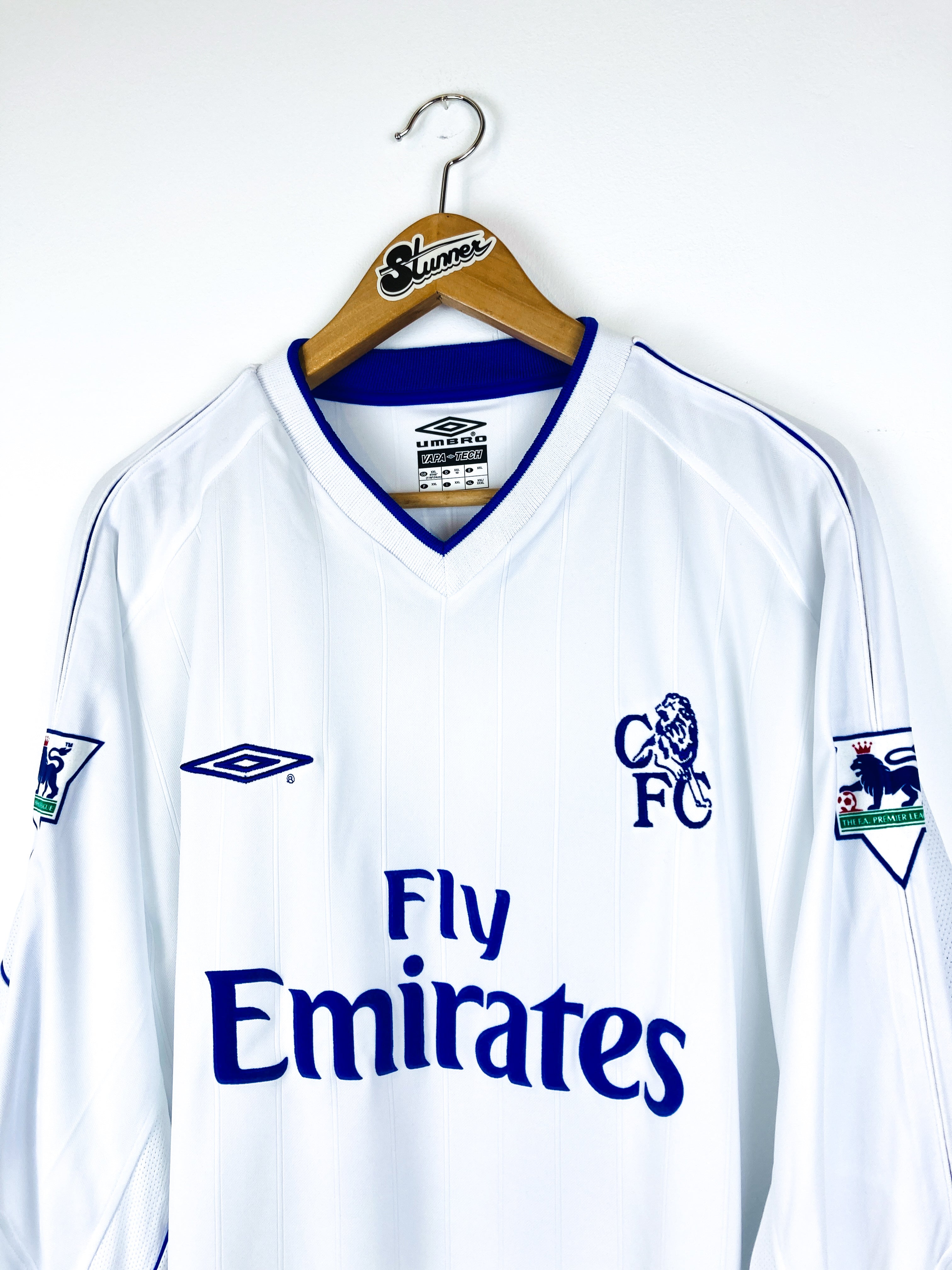 CHELSEA 2001/2003 AWAY SHIRT #22 GUDJOHNSEN *BNWT* [L/S]