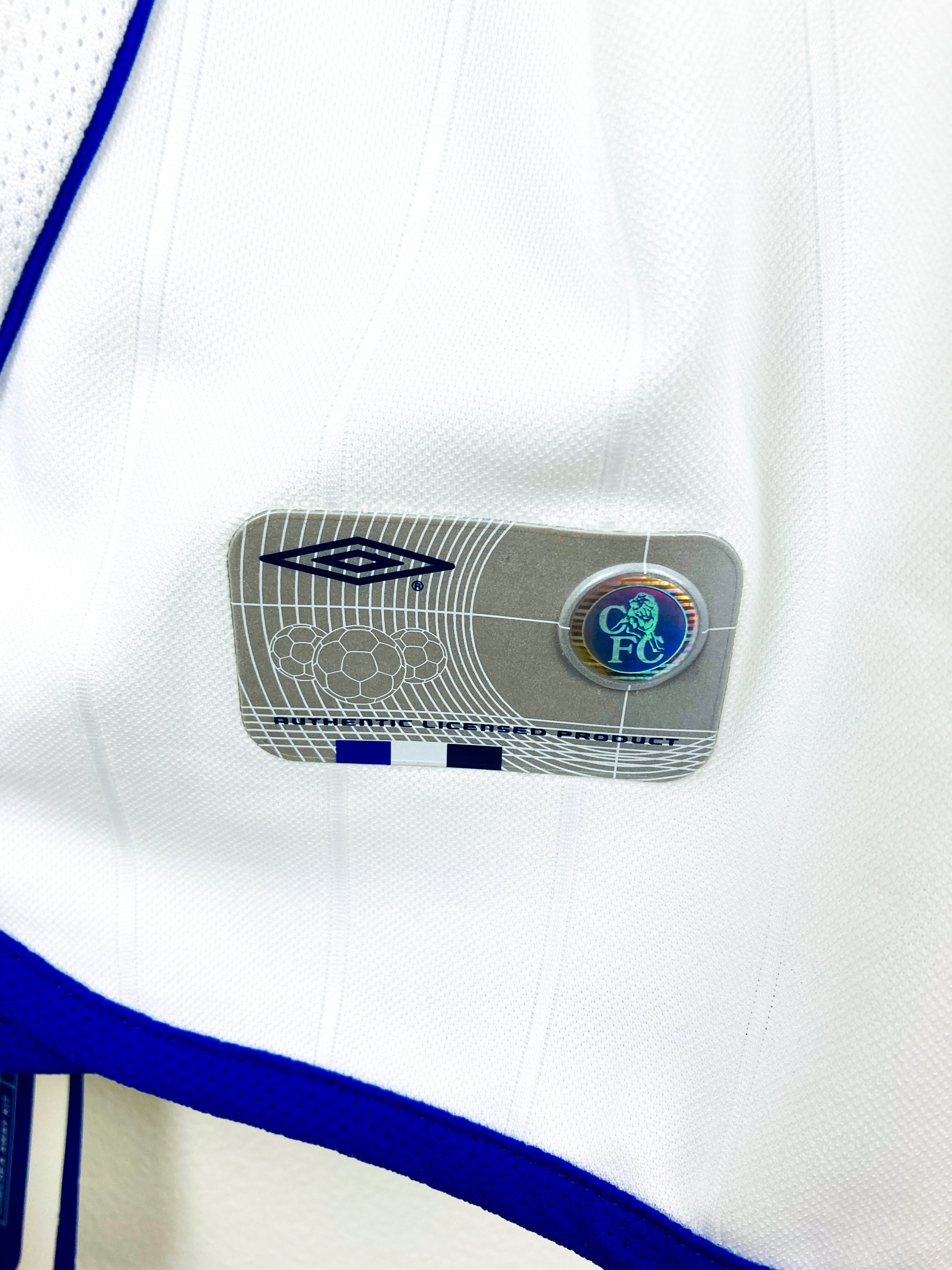 CHELSEA 2001/2003 AWAY SHIRT #22 GUDJOHNSEN *BNWT* [L/S]