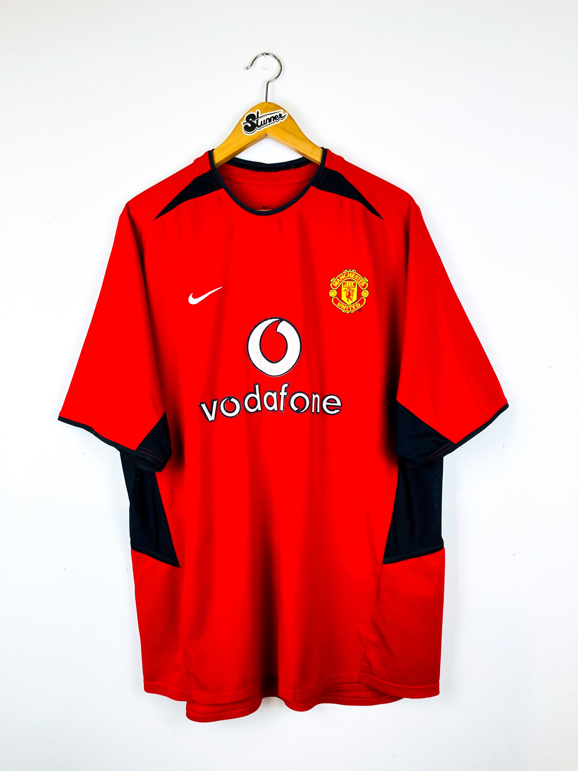 MANCHESTER UNITED 2002/2004 HOME SHIRT #7 RONALDO