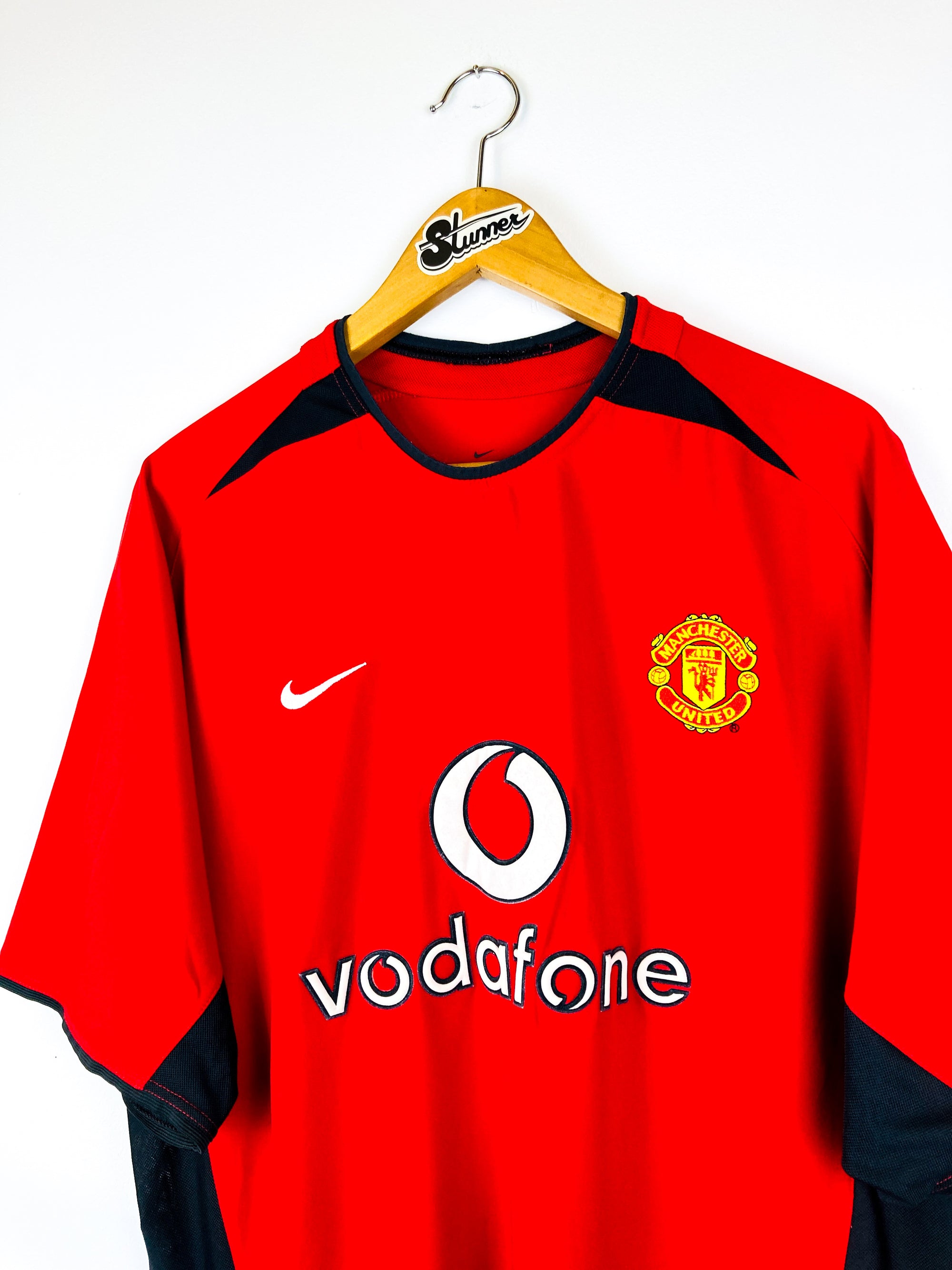 MANCHESTER UNITED 2002/2004 HOME SHIRT #7 RONALDO