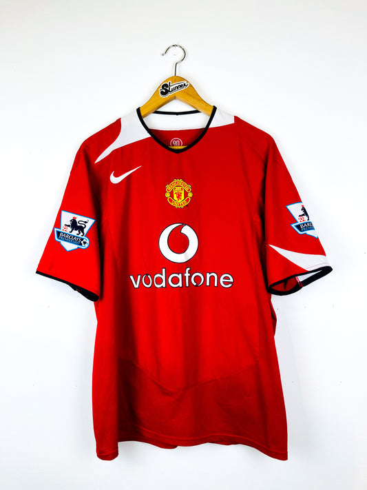 MANCHESTER UNITED 2004/2006 HOME SHIRT #7 RONALDO