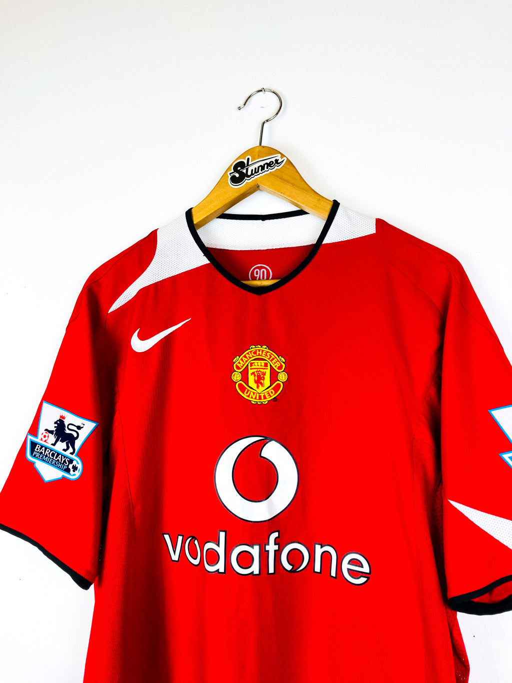 MANCHESTER UNITED 2004/2006 HOME SHIRT #7 RONALDO [L]
