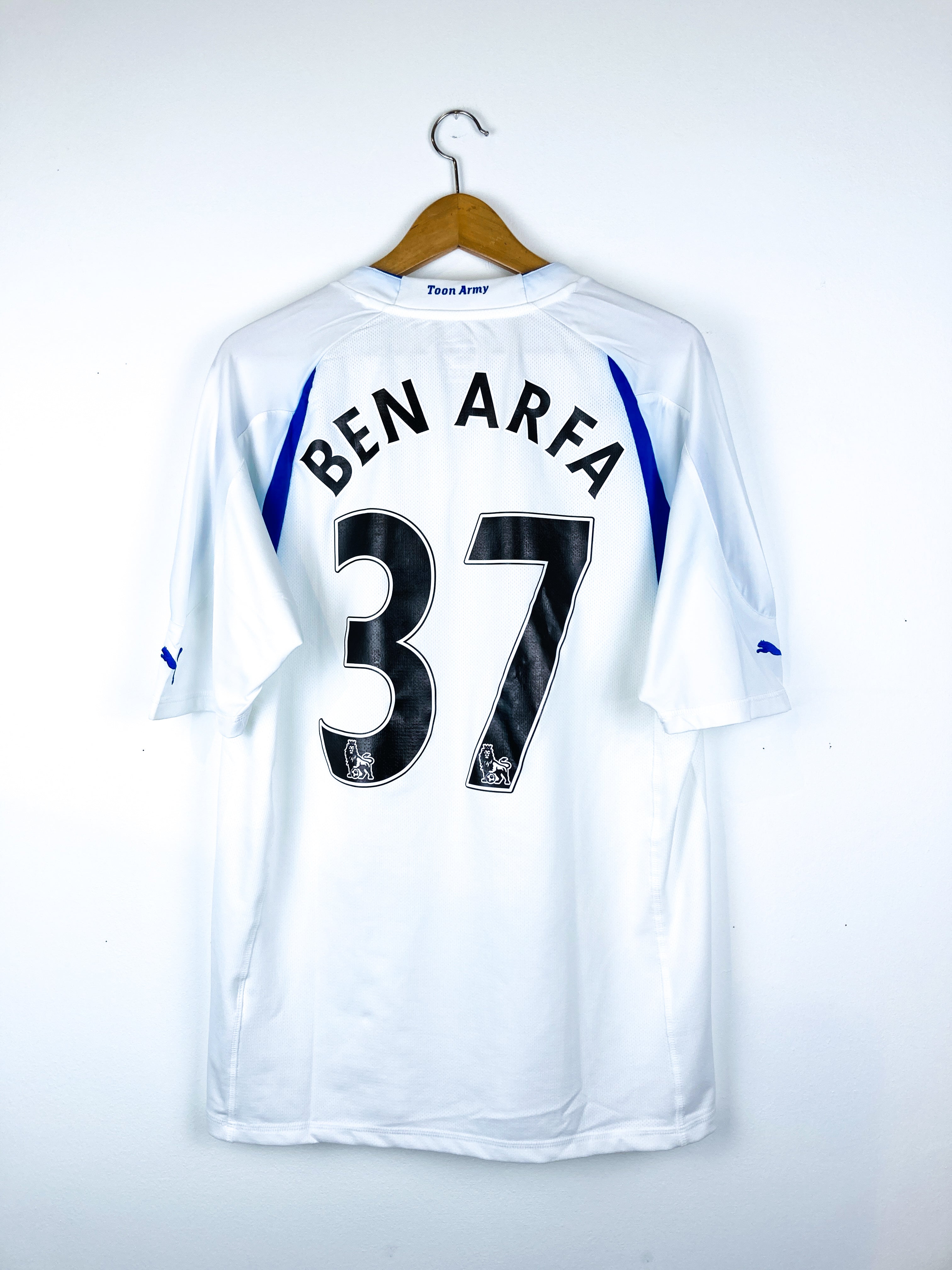 NEWCASTLE UNITED 2010/2011 THIRD SHIRT #37 BEN ARFA [PLAYER ISSUE]