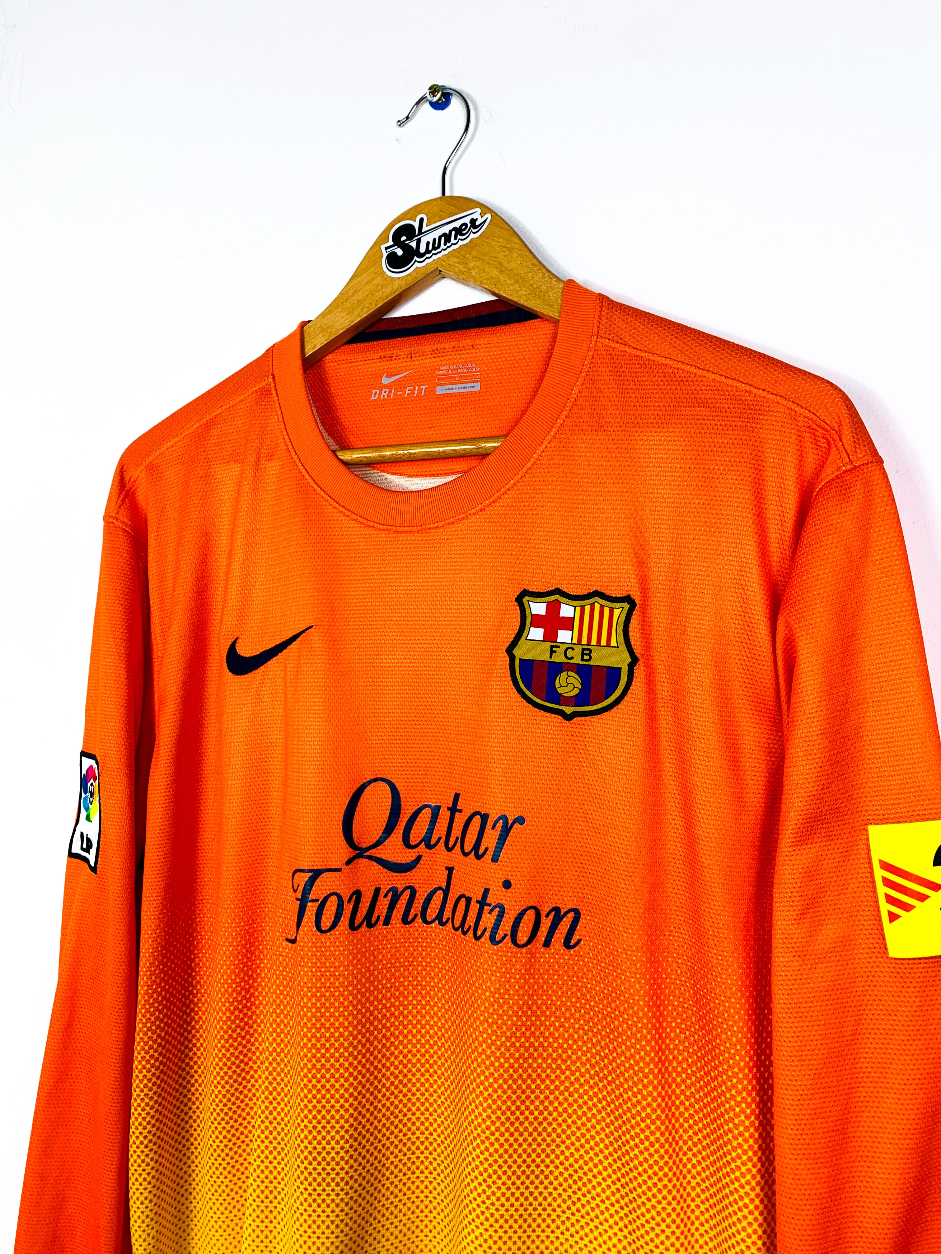 BARCELONA 2012/2013 AWAY SHIRT #10 MESSI [L/S]