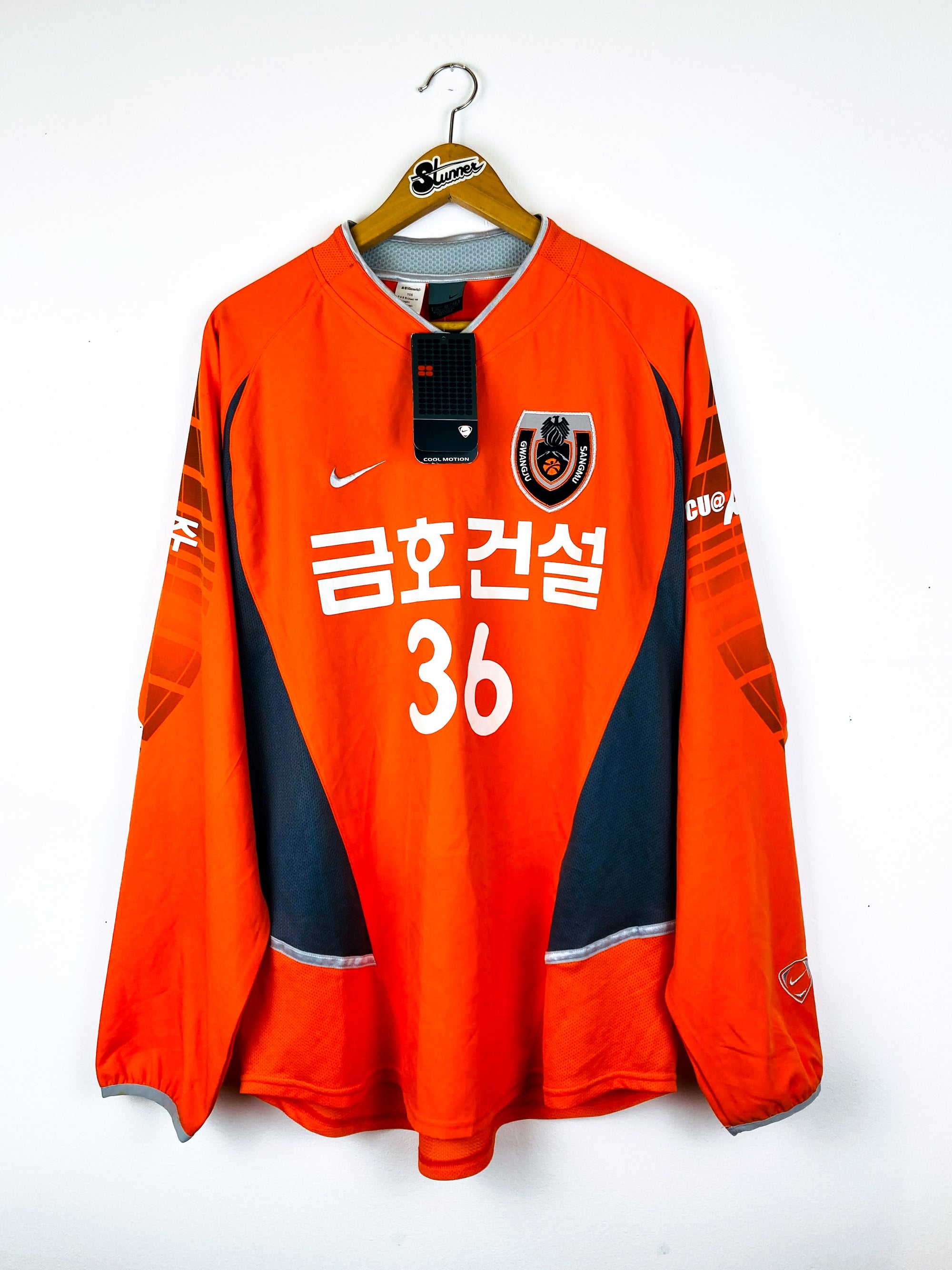 GWANGJU SANGMU FC 2004 HOME SHIRT #36 [BNWT]