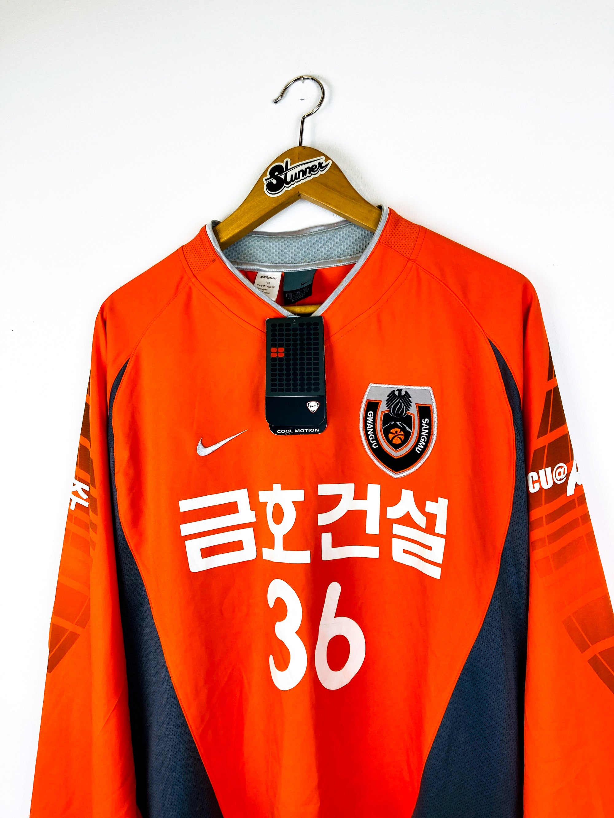 GWANGJU SANGMU FC 2004 HOME SHIRT #36 [BNWT]