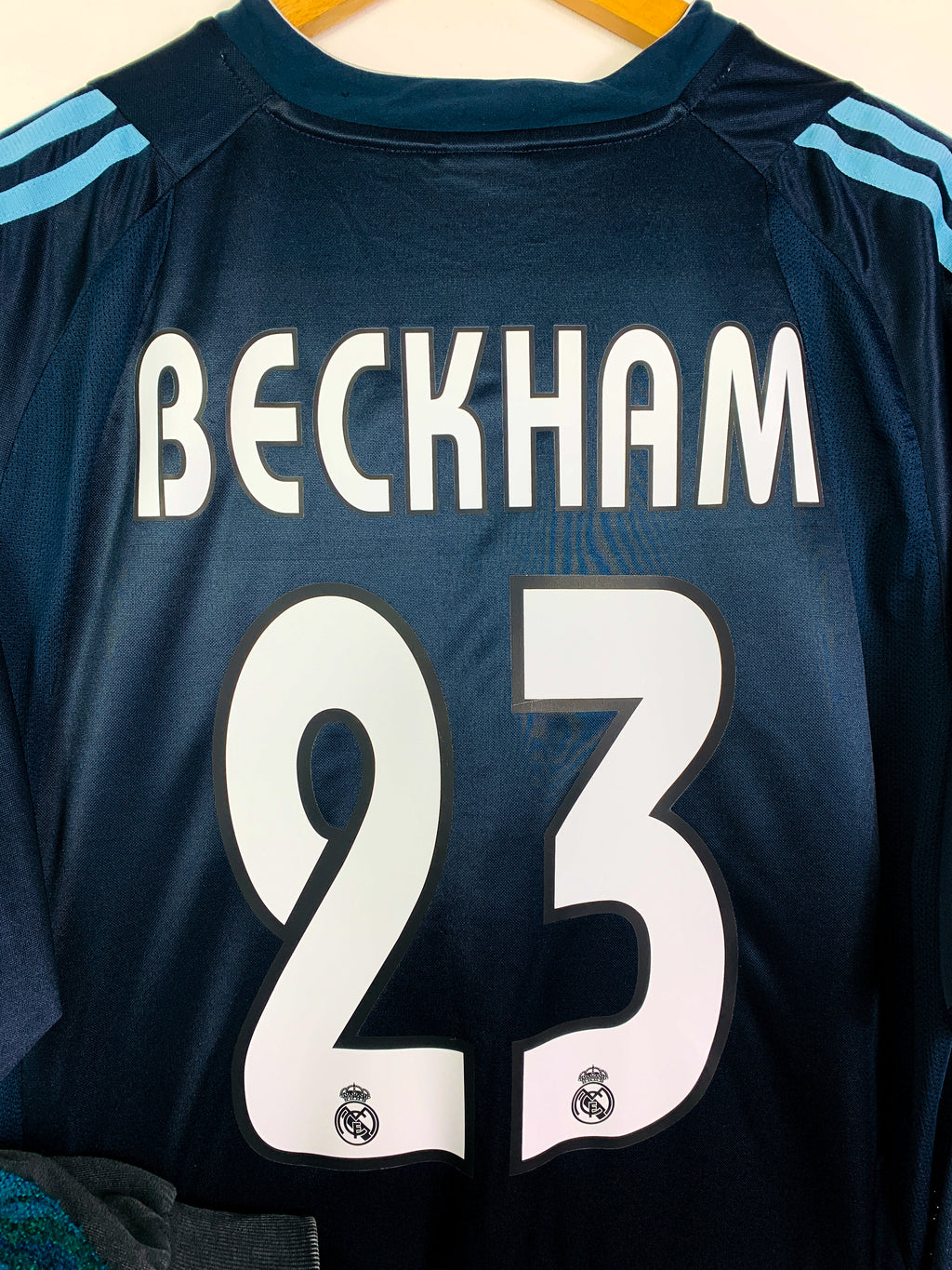 REAL MADRID 2003/2004 AWAY SHIRT #23 BECKHAM [L]
