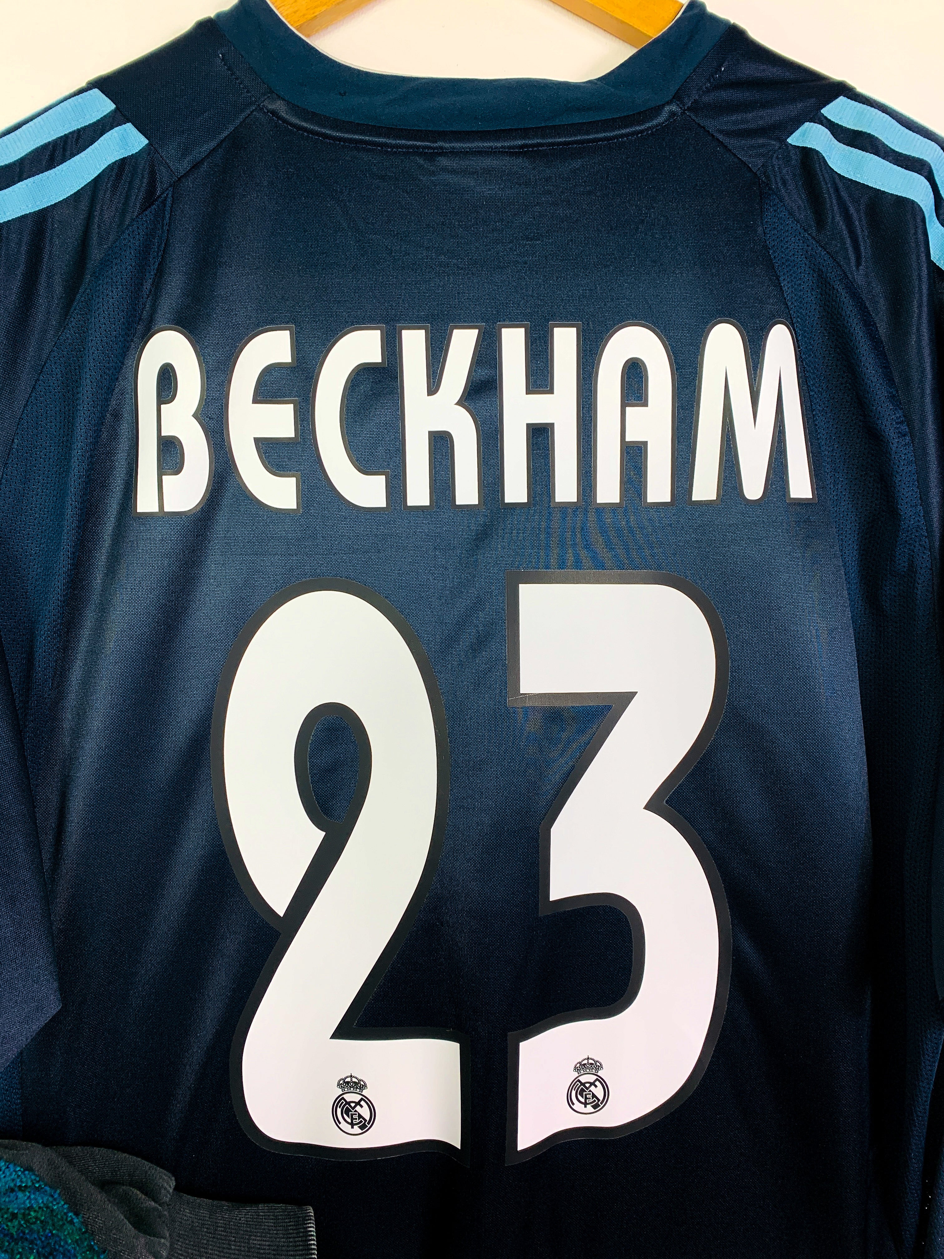REAL MADRID 2003/2004 AWAY SHIRT #23 BECKHAM [L]