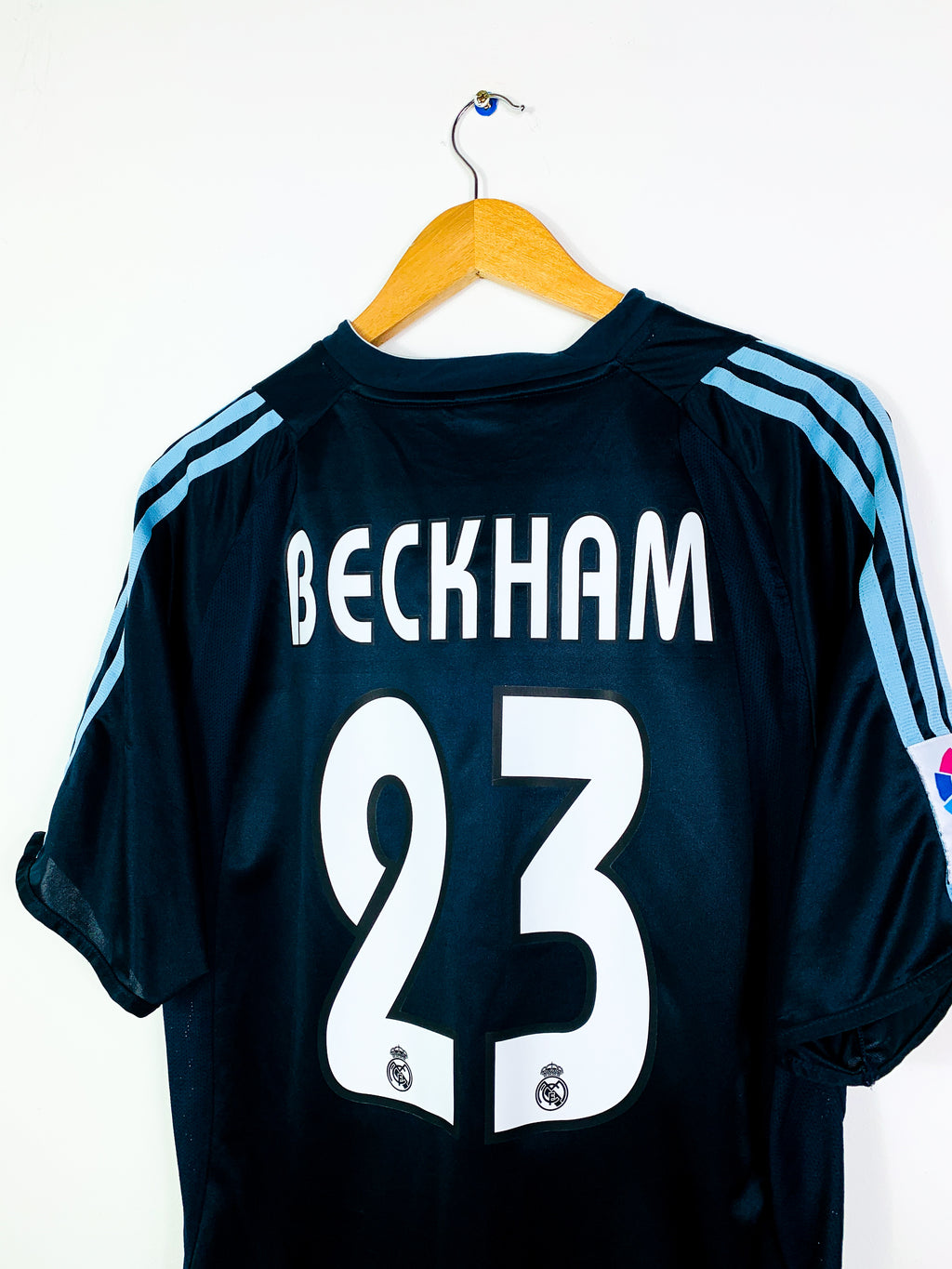 REAL MADRID 2003/2004 AWAY SHIRT #23 BECKHAM [L]