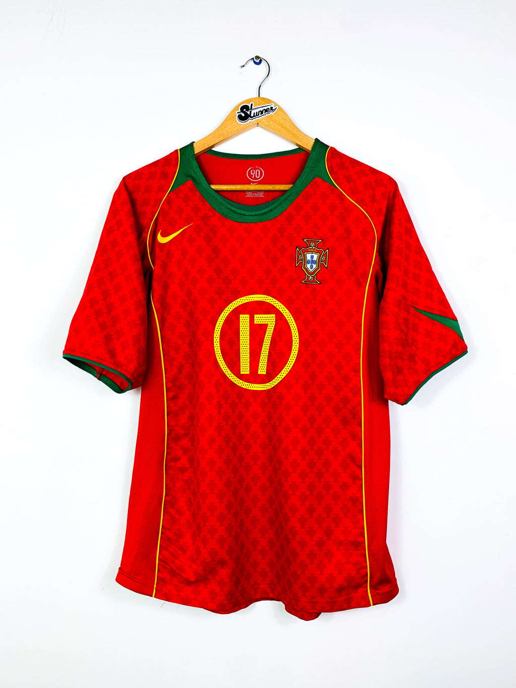 PORTUGAL 2004/2006 HOME SHIRT #17 C.RONALDO [M]