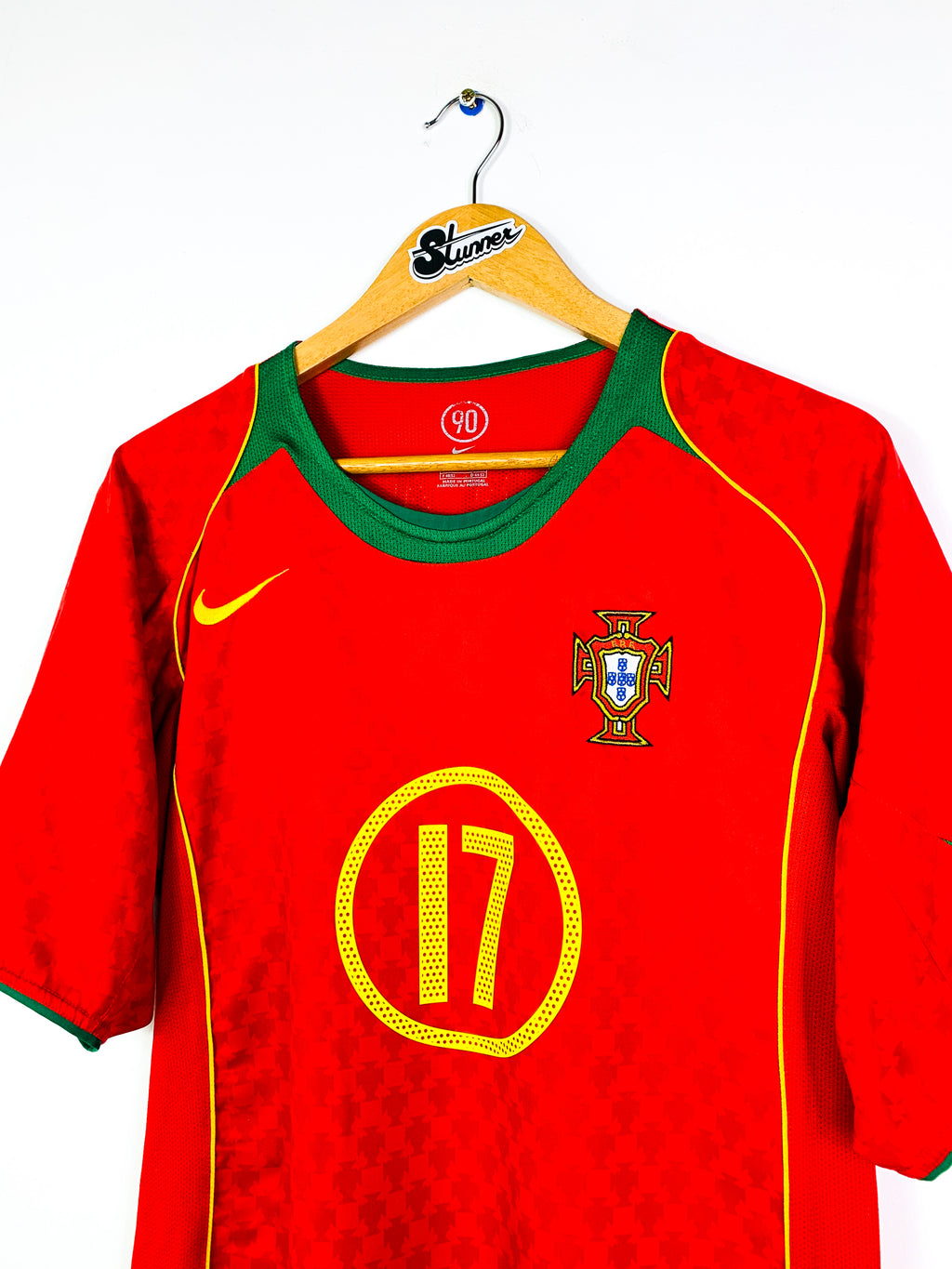 PORTUGAL 2004/2006 HOME SHIRT #17 C.RONALDO [M]