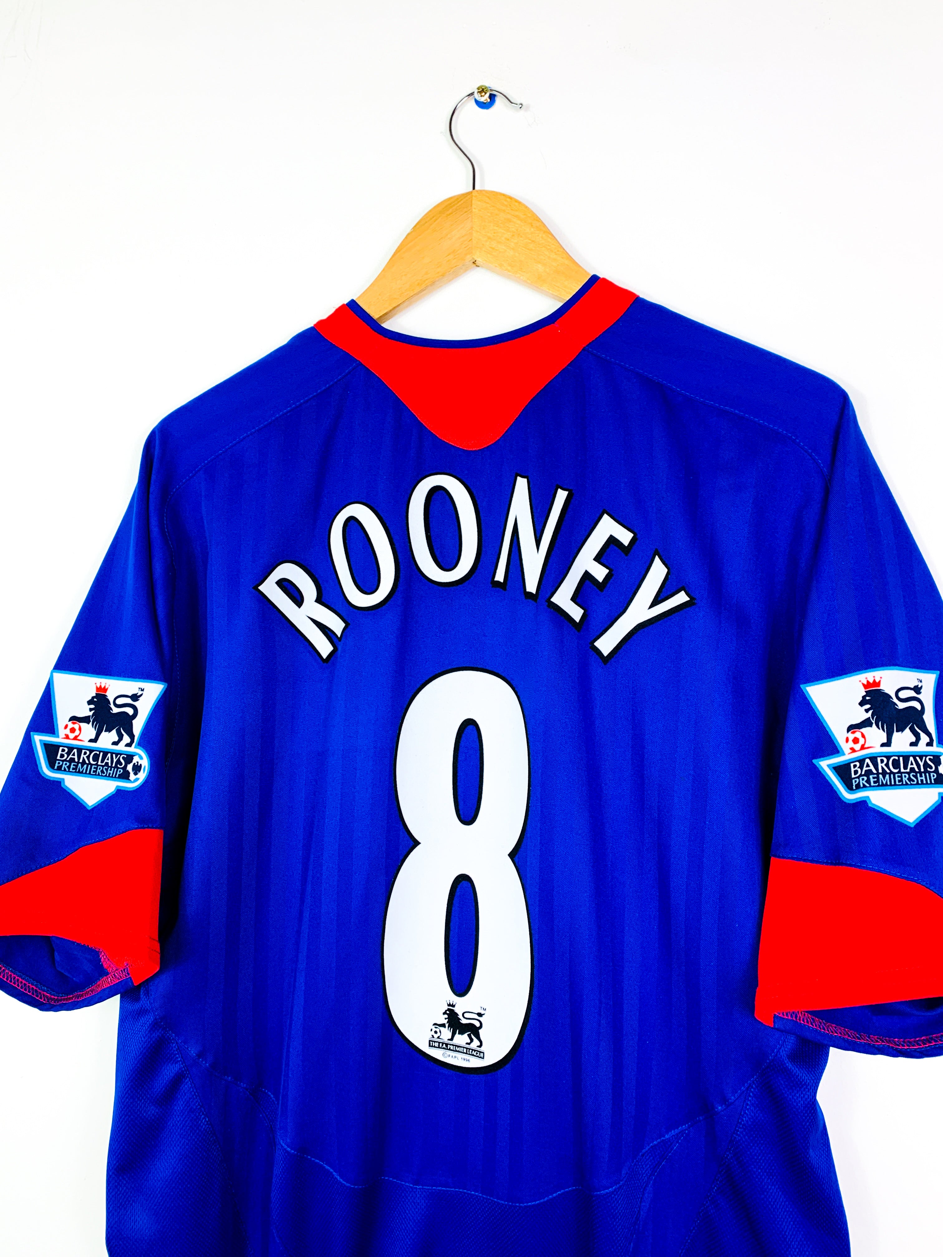 MANCHESTER UNITED 2005/2006 AWAY SHIRT #8 ROONEY [XL]